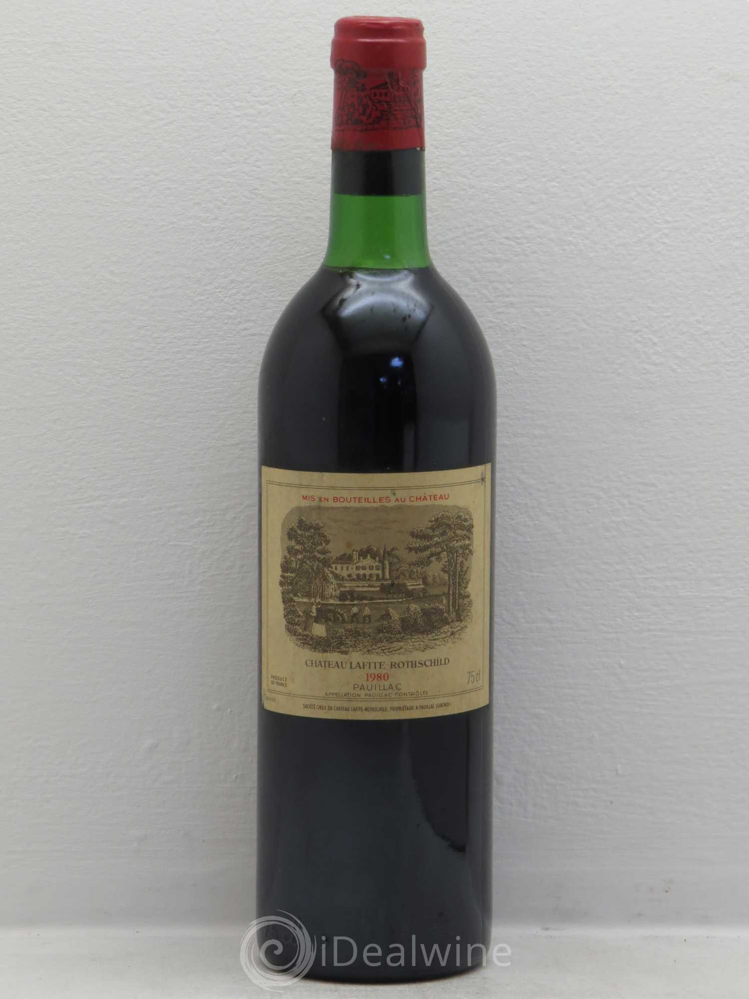 Château Lafite Rothschild 1er Grand Cru Classé 1980 - Lot de 1 bouteille - 0