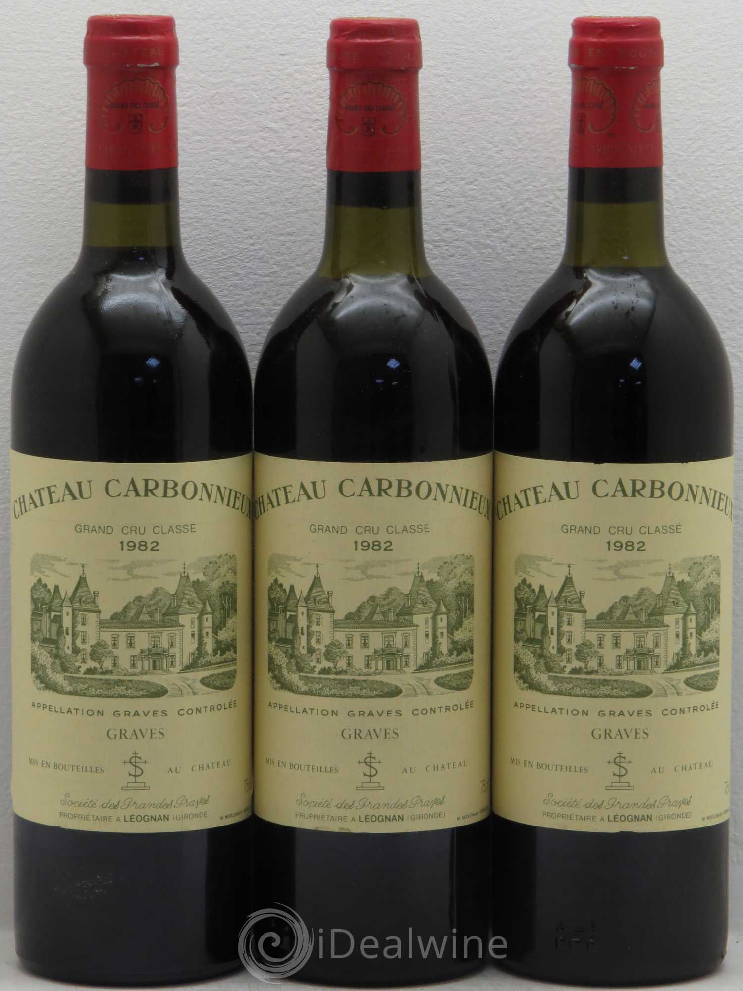 Château Carbonnieux Cru Classé de Graves 1982 - Lot de 12 bouteilles - 4