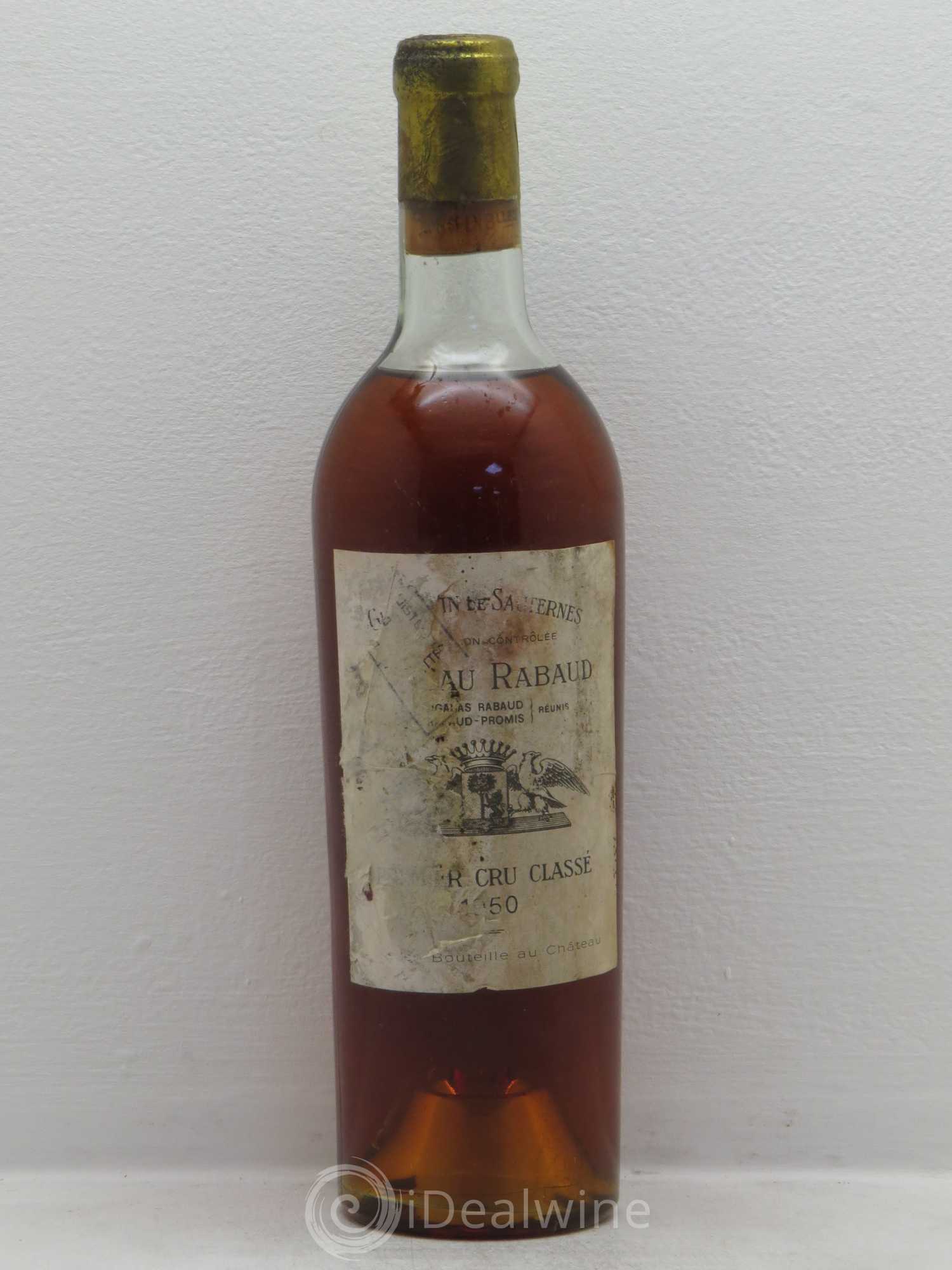 Château Rabaud Promis 1er Grand Cru Classé 1950 - Posten von 1 Flasche - 0