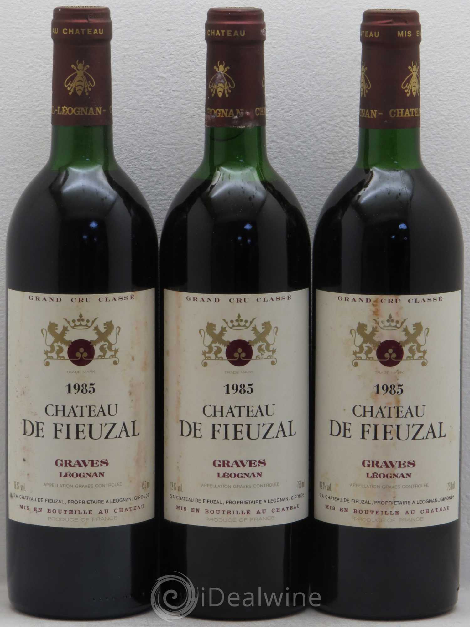 Château de Fieuzal Cru Classé de Graves 1985 - Lot de 12 bouteilles - 4