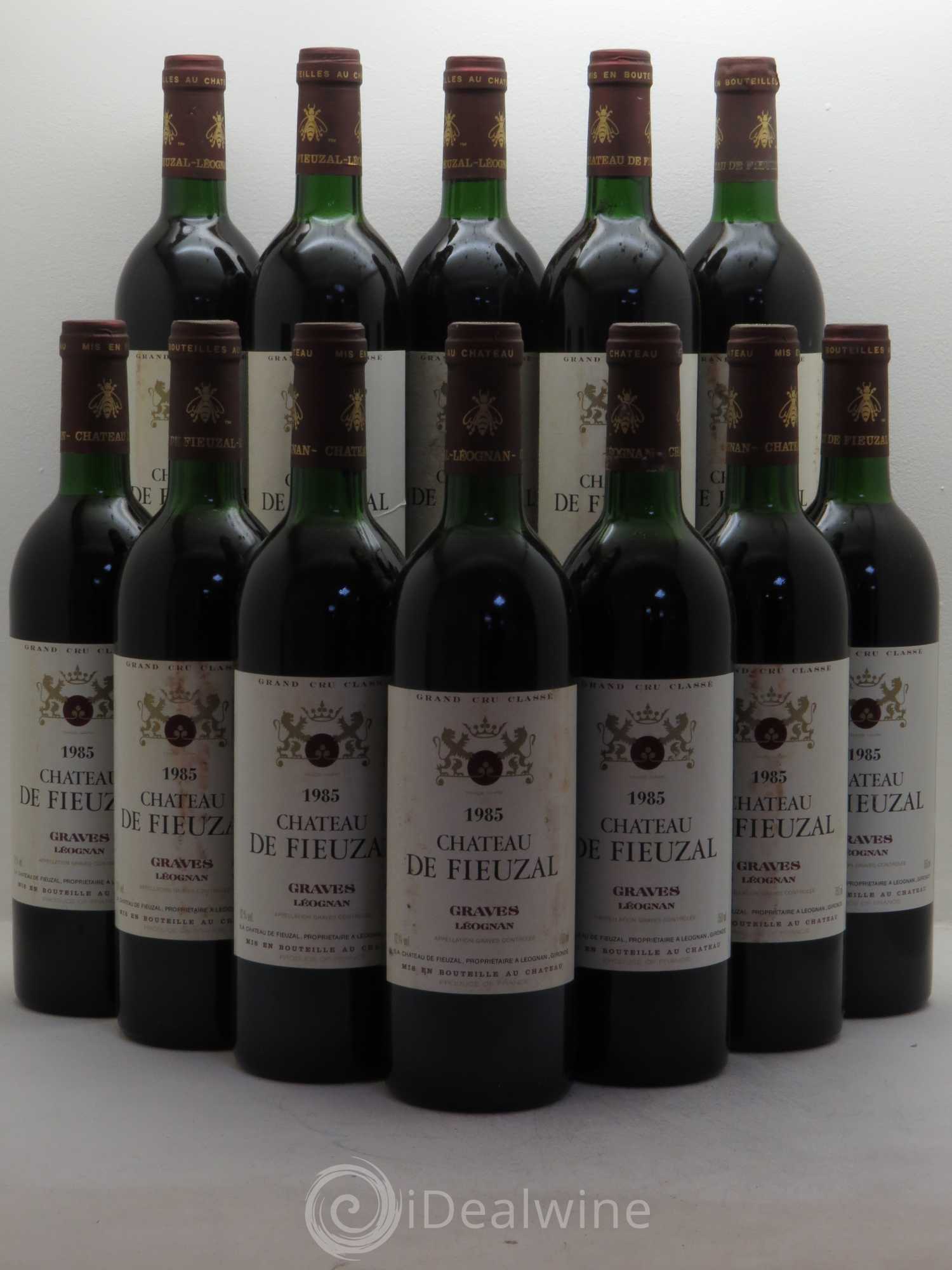 Château de Fieuzal Cru Classé de Graves 1985 - Lot de 12 bouteilles - 0