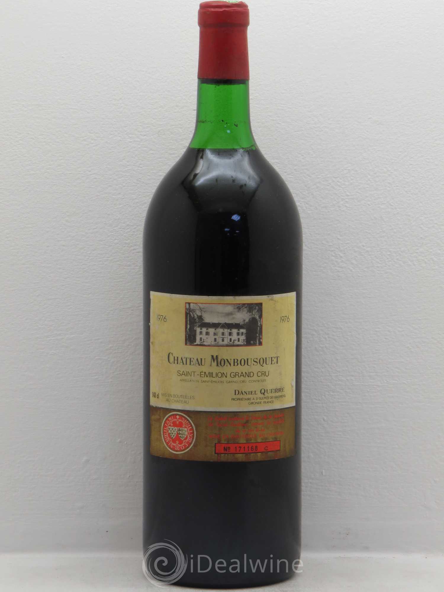 Château Monbousquet Grand Cru Classé 1976 - Lot de 1 magnum - 0