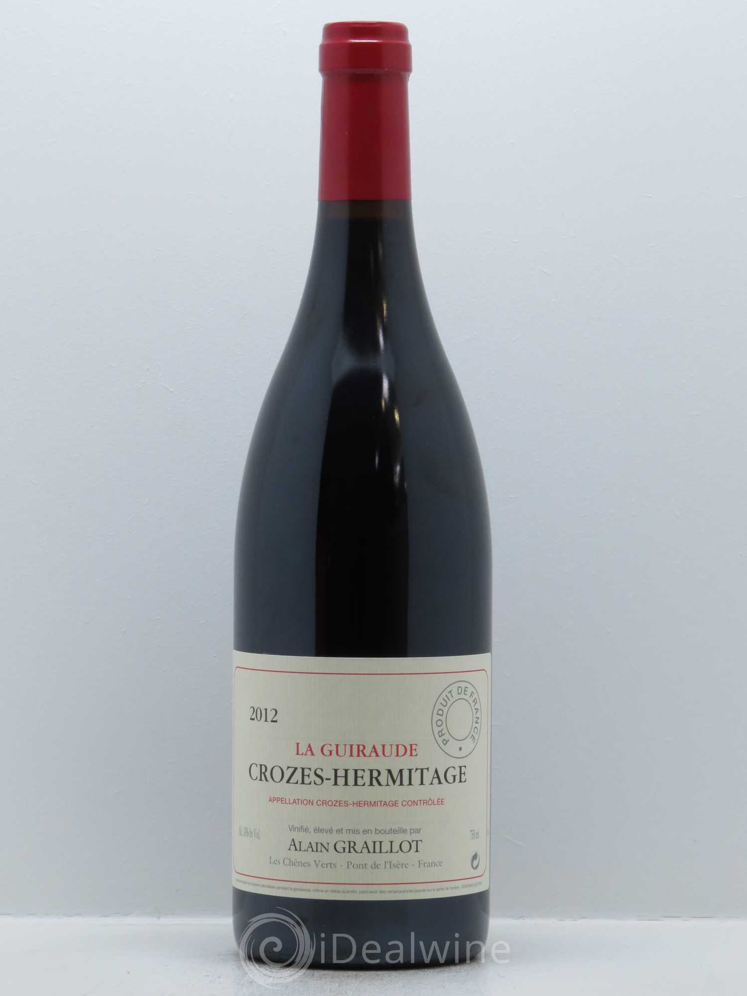 Crozes-Hermitage La Guiraude Domaine Graillot 2012 - Lot de 1 bouteille - 0
