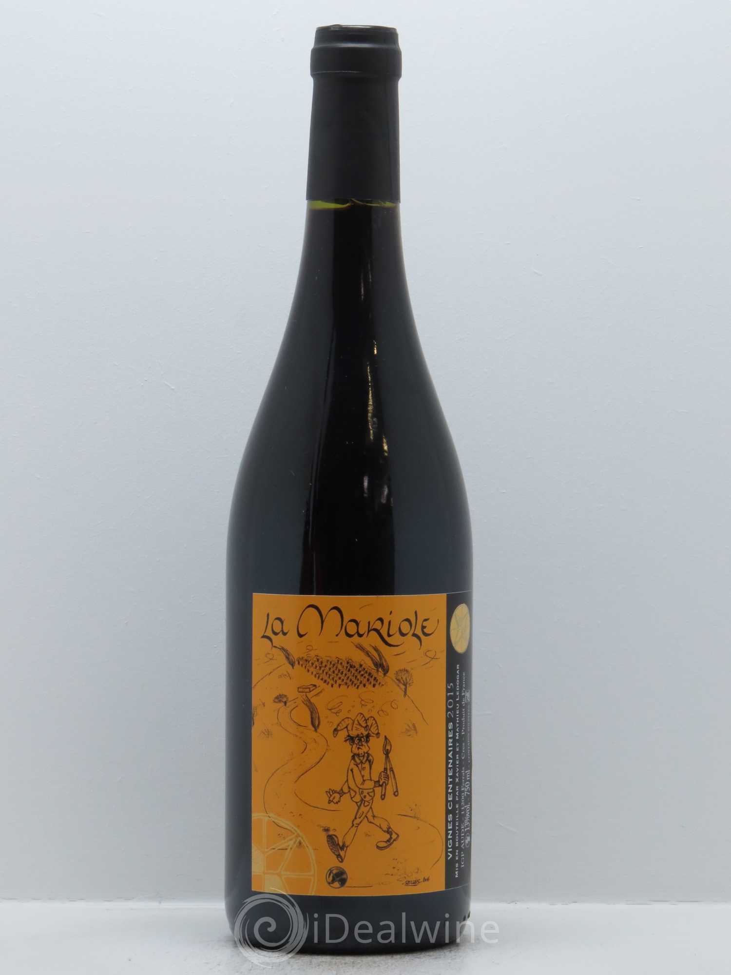Vin de France La Mariole Xavier et Mathieu Ledogar 2015 - Lot de 1 bouteille - 0