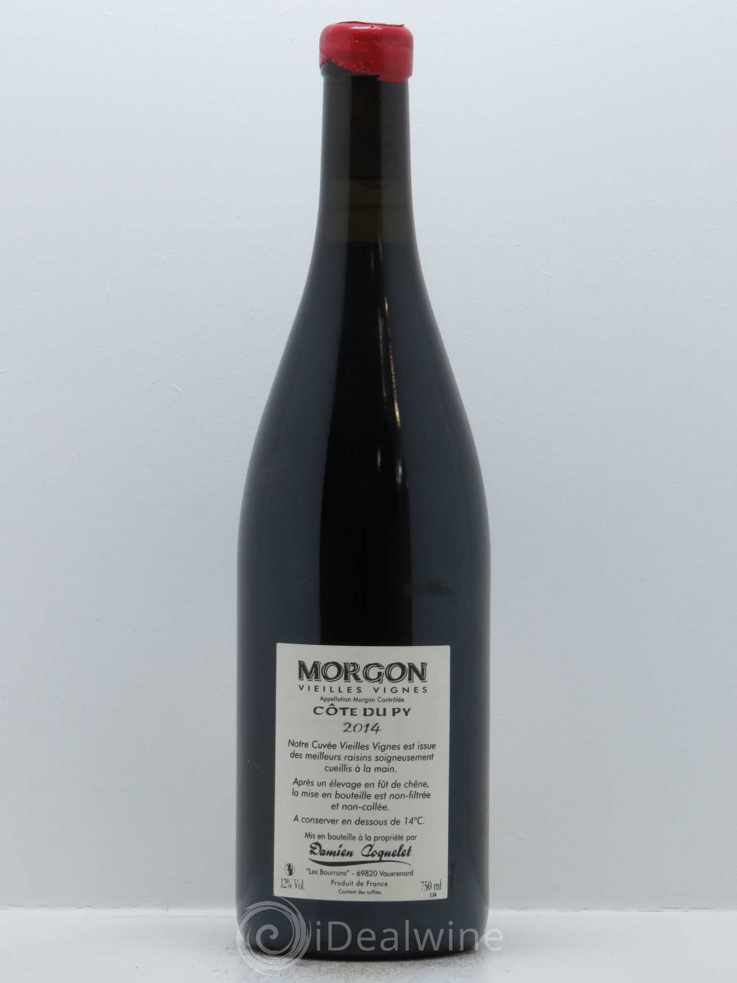 Morgon Côte du Py Vieilles Vignes Damien Coquelet 2014 - Lot de 1 bouteille - 1