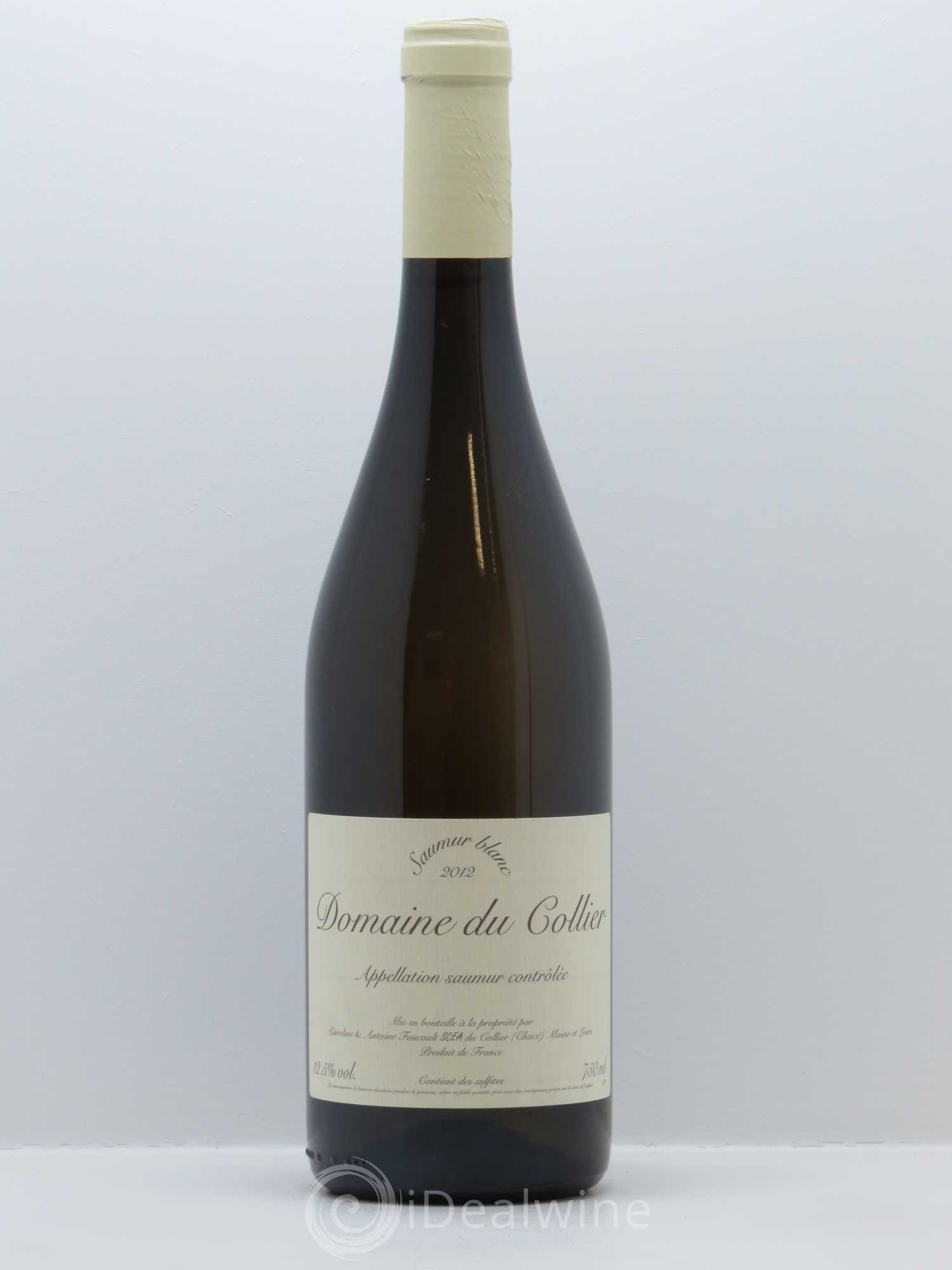 Saumur Domaine du Collier 2012 - Lot de 1 bouteille - 0