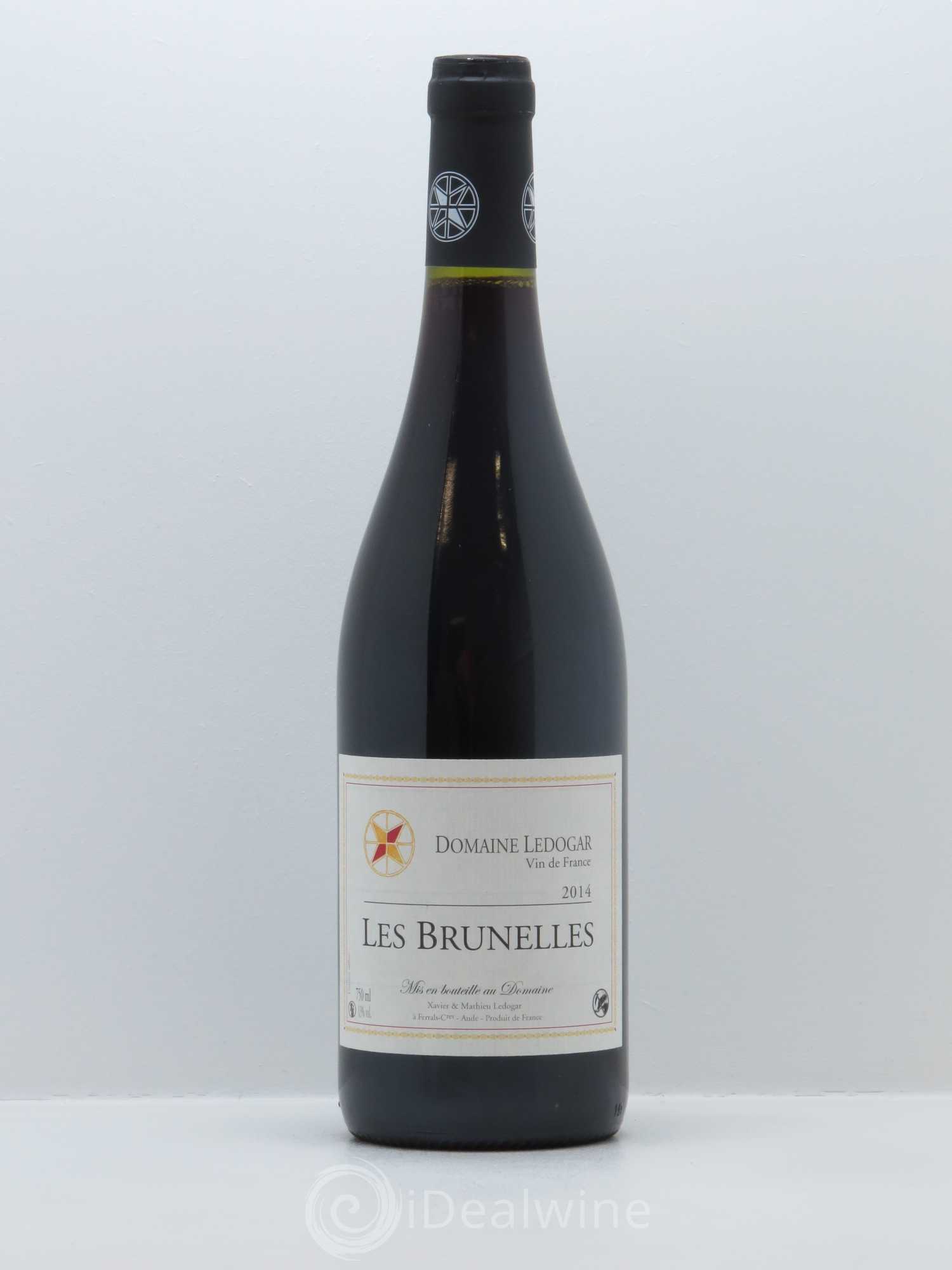 Vin de France Les Brunelles Xavier et Mathieu Ledogar 2014 - Lot de 1 bouteille - 0