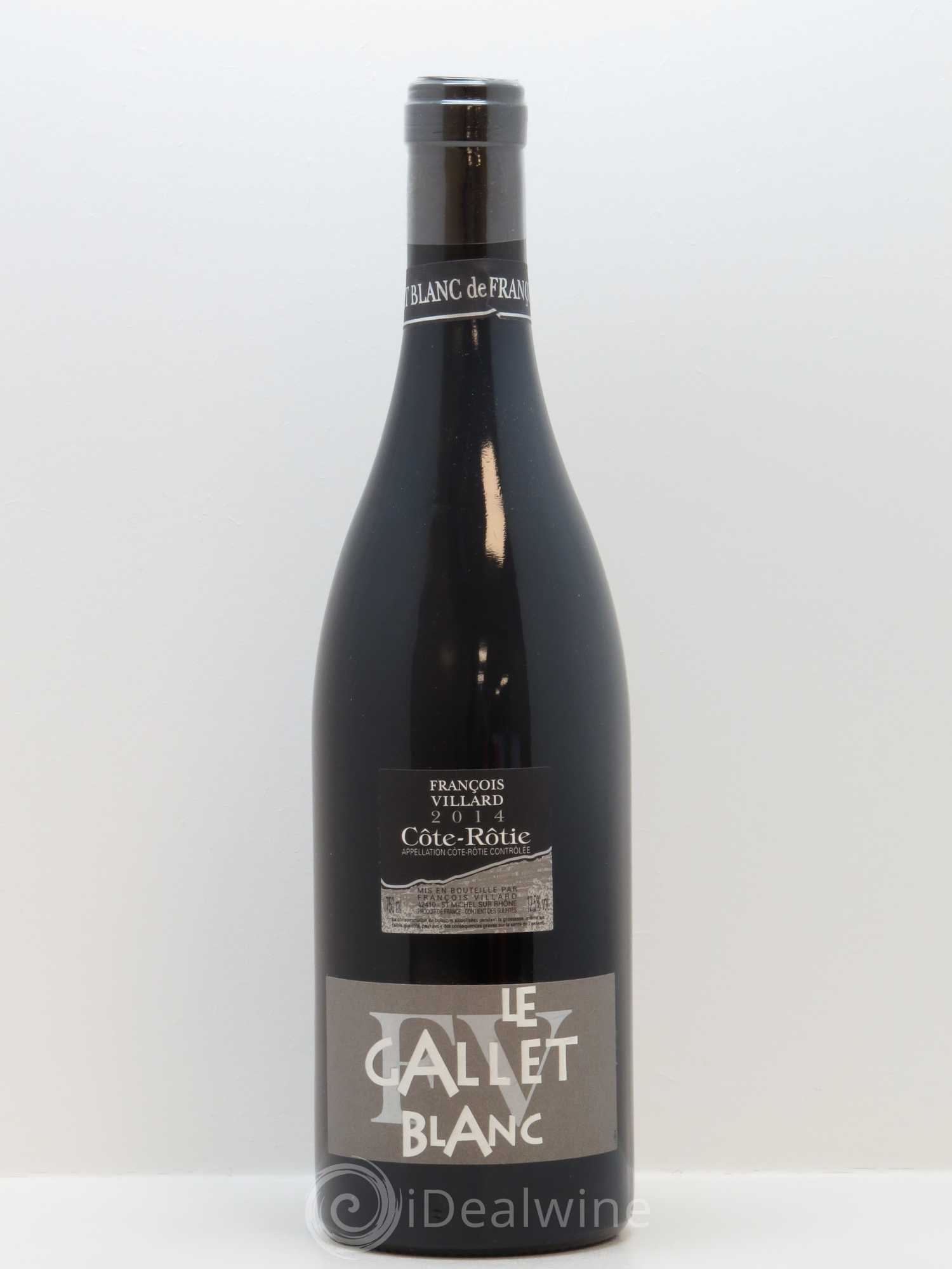 Côte-Rôtie Le Gallet Blanc François Villard 2014 - Lot de 1 bouteille - 0
