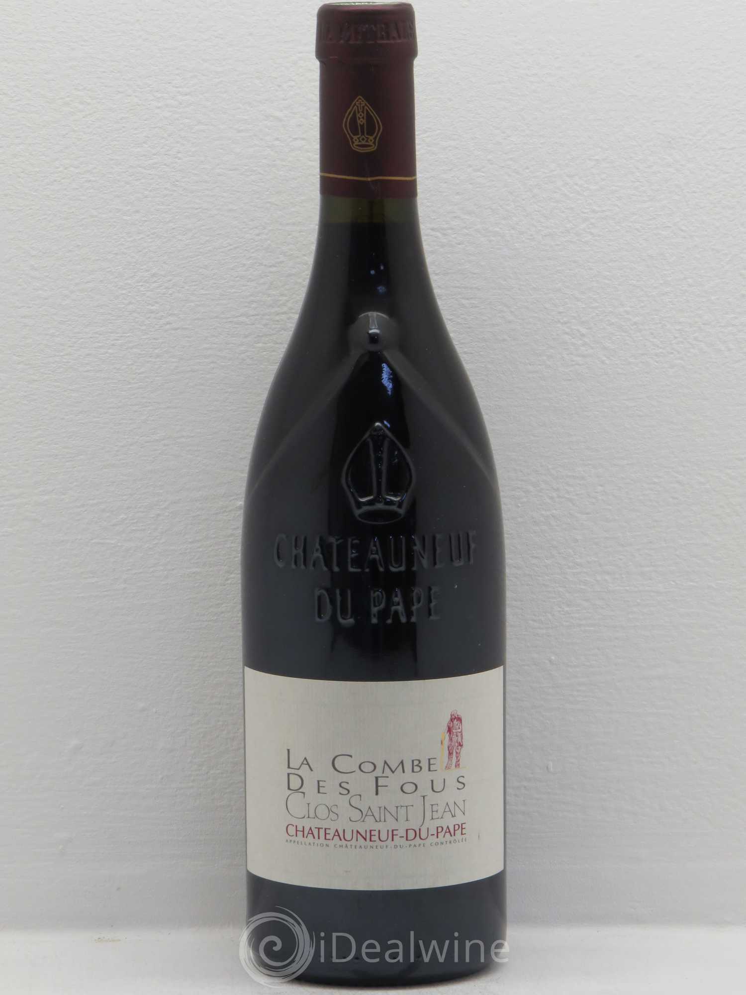 Châteauneuf-du-Pape Clos Saint-Jean La Combe des Fous Pascal et Vincent Maurel 2009 - Lot de 1 bouteille - 0