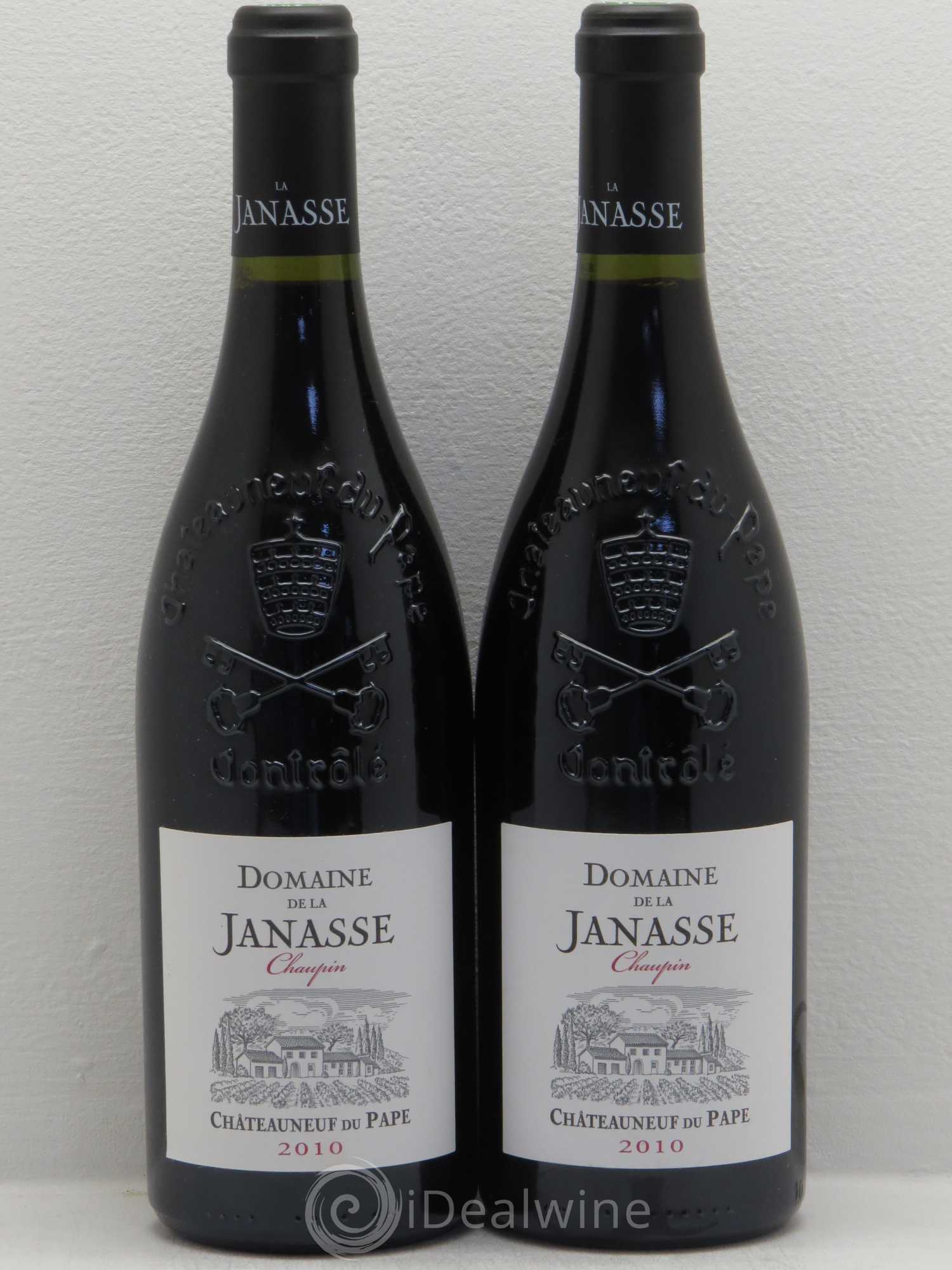 Châteauneuf-du-Pape Cuvée Chaupin La Janasse (Domaine de) 2010 - Lot de 2 bouteilles - 0