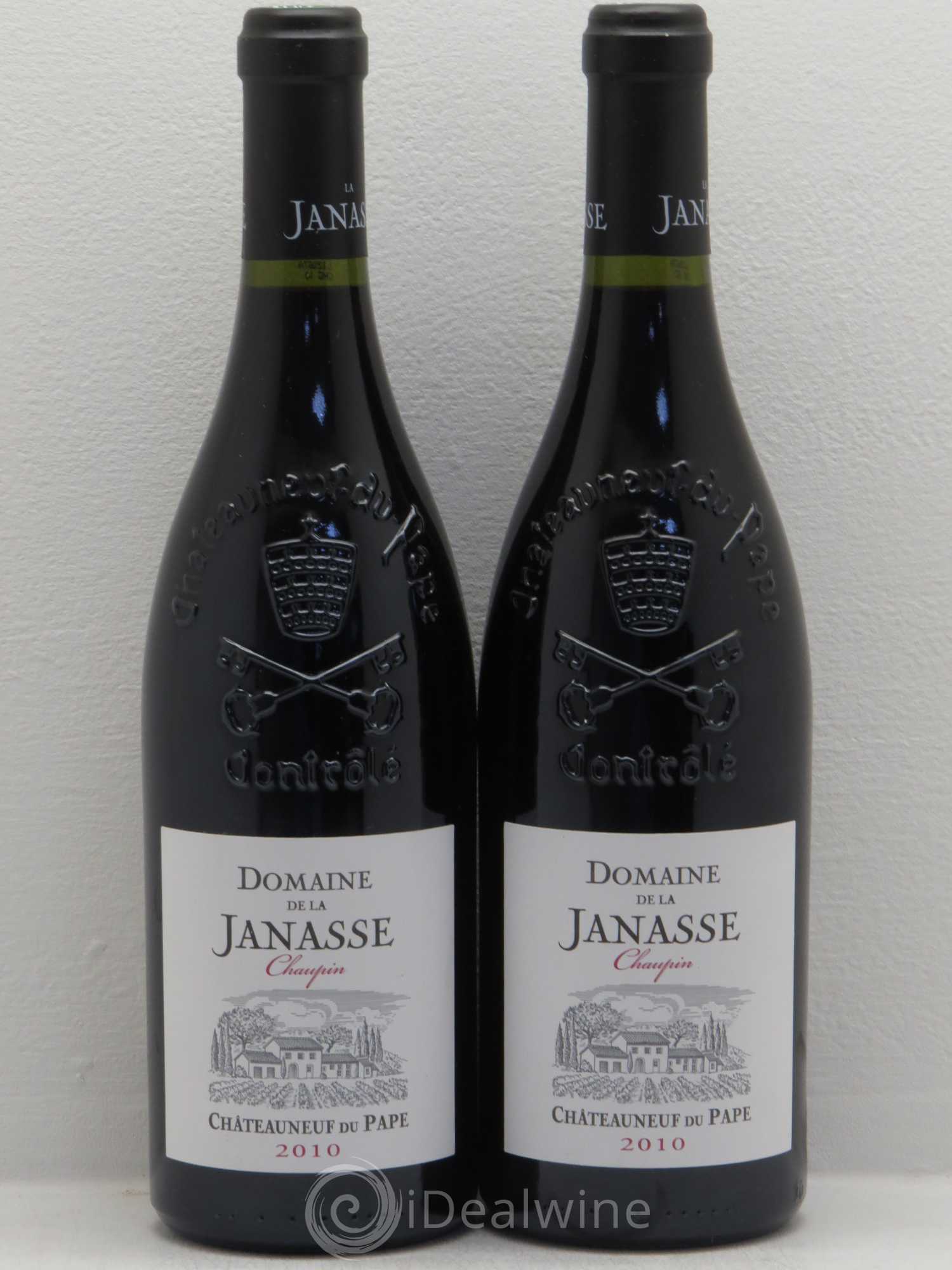 Châteauneuf-du-Pape Cuvée Chaupin La Janasse (Domaine de) 2010 - Lot de 2 bouteilles - 0