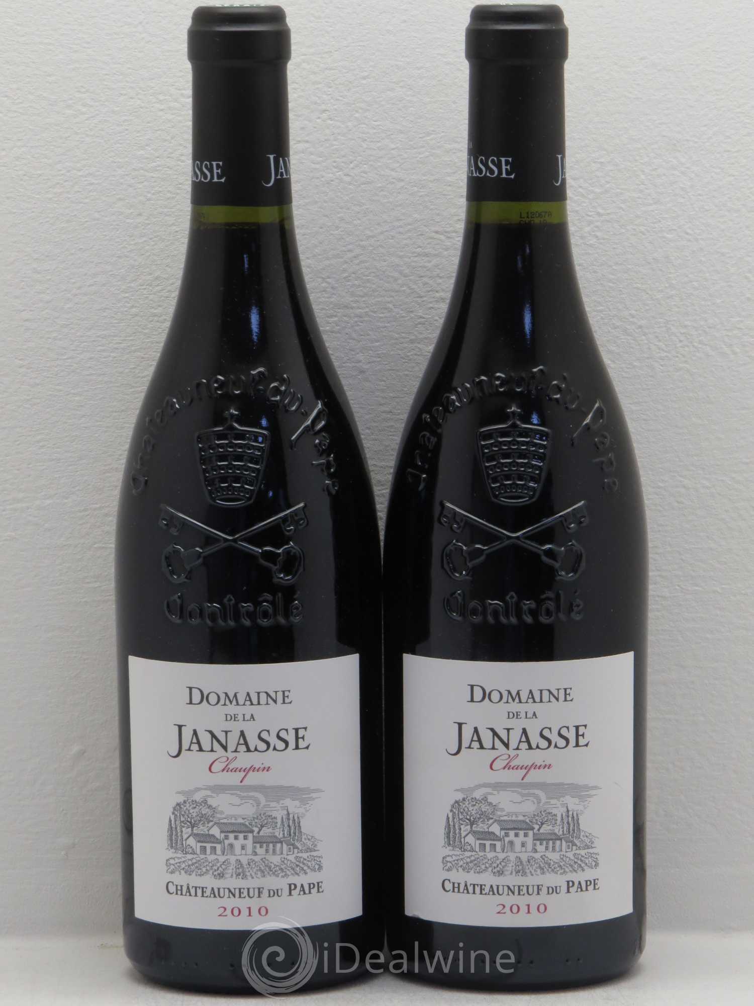 Châteauneuf-du-Pape Cuvée Chaupin La Janasse (Domaine de) 2010 - Lot de 2 bouteilles - 0