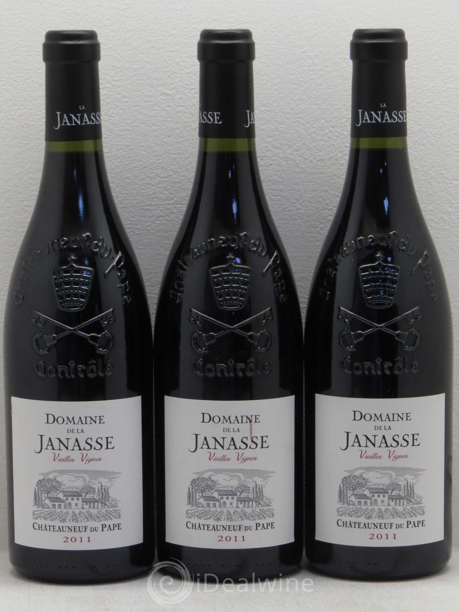 Châteauneuf-du-Pape Cuvée Vieilles Vignes La Janasse (Domaine de) 2011 - Lot de 3 bouteilles - 0