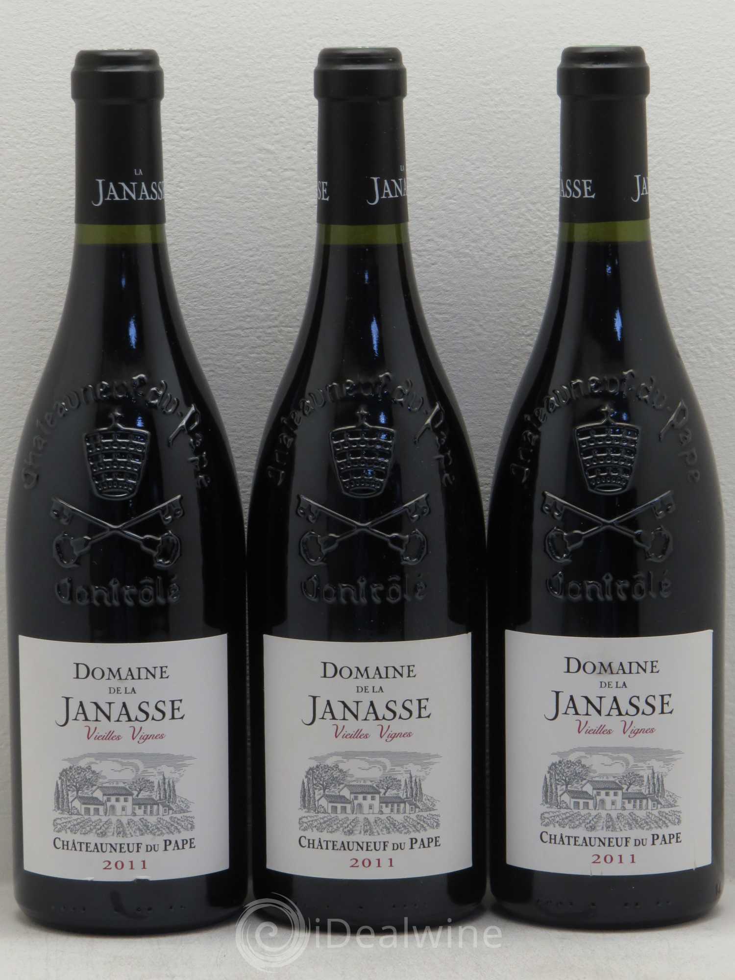 Châteauneuf-du-Pape Cuvée Vieilles Vignes La Janasse (Domaine de) 2011 - Lot de 3 bouteilles - 0