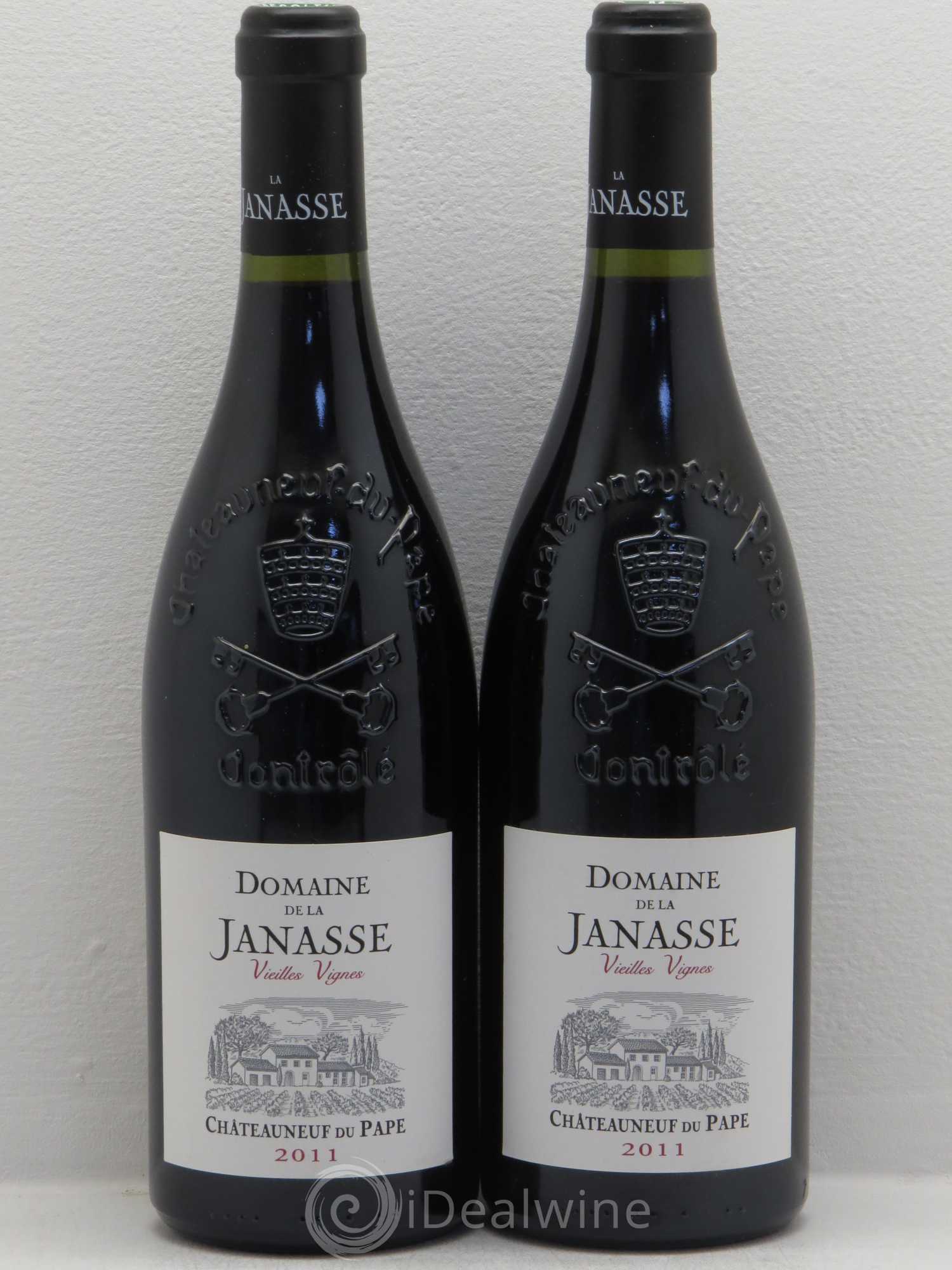 Châteauneuf-du-Pape Cuvée Vieilles Vignes La Janasse (Domaine de) 2011 - Lot de 2 bouteilles - 0
