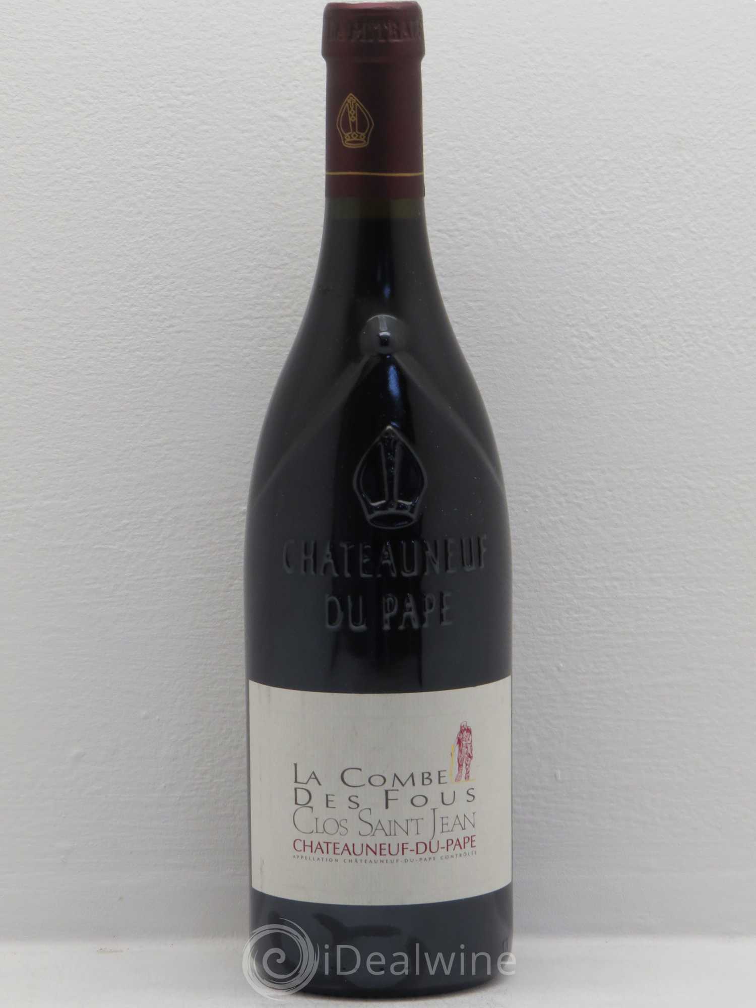 Châteauneuf-du-Pape Clos Saint-Jean La Combe des Fous Pascal et Vincent Maurel 2009 - Lot de 1 bouteille - 0