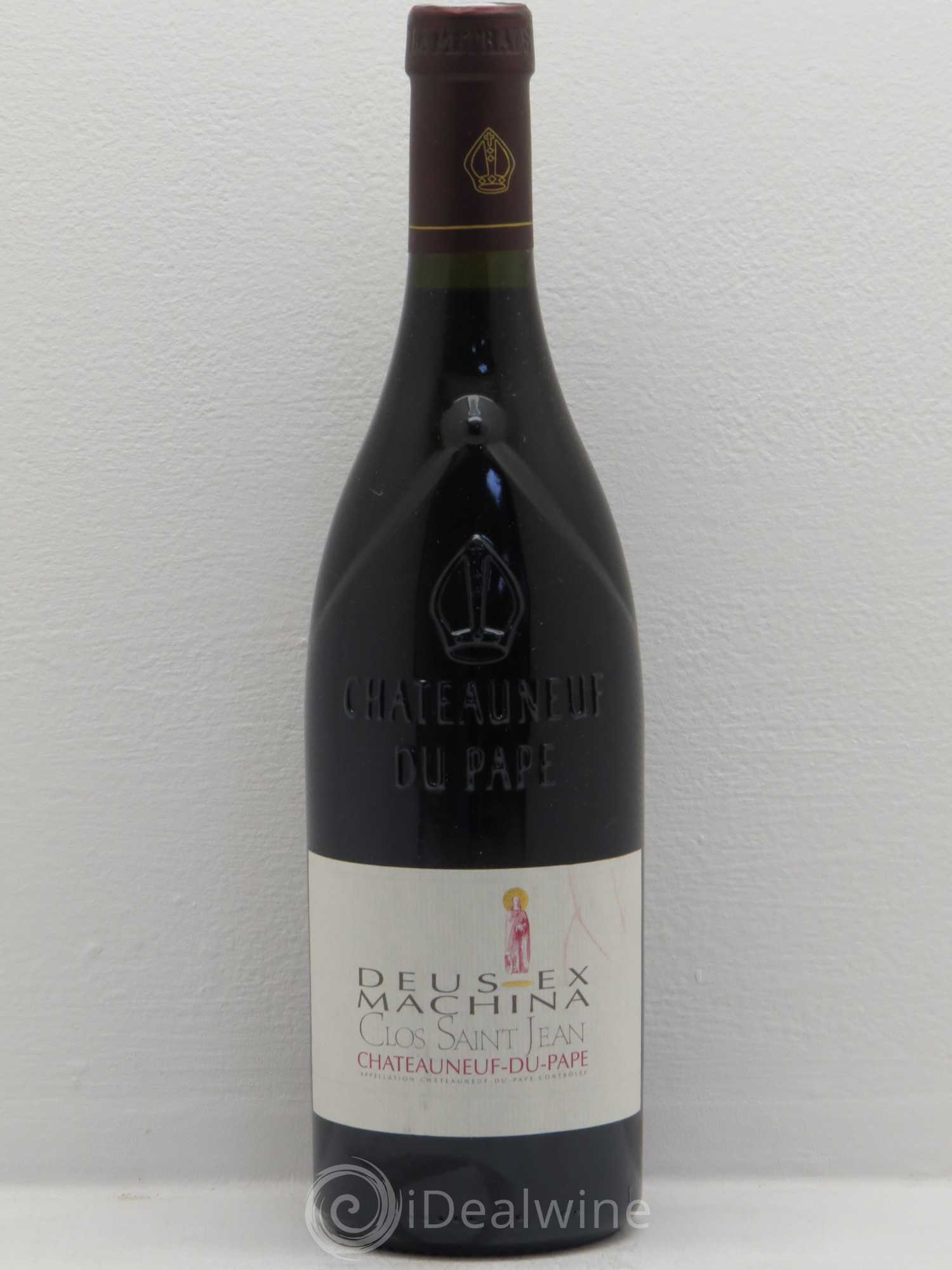 Châteauneuf-du-Pape Clos Saint-Jean Deus Ex Machina Pascal et Vincent Maurel 2010 - Lot de 1 bouteille - 0