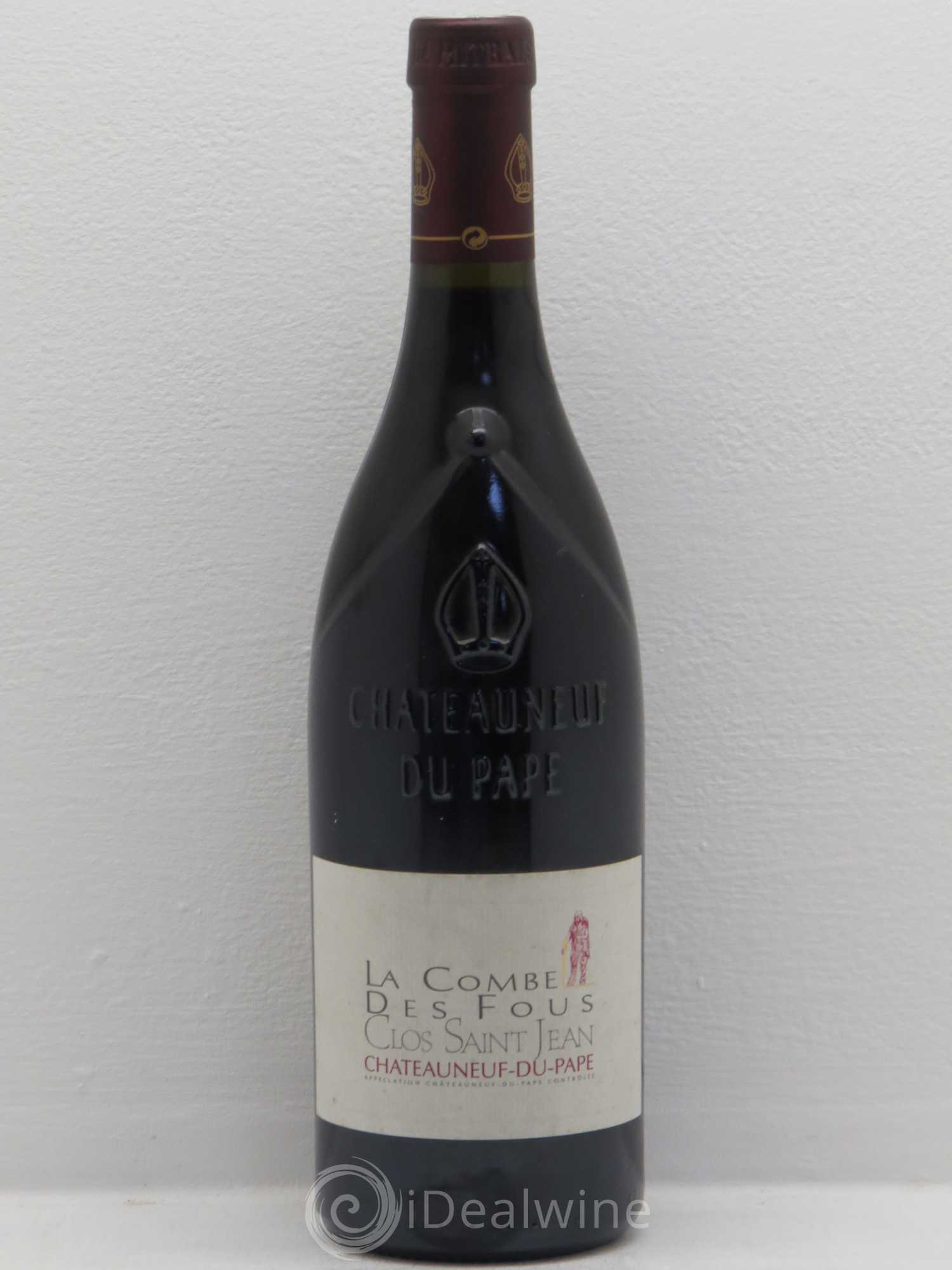 Châteauneuf-du-Pape Clos Saint-Jean La Combe des Fous Pascal et Vincent Maurel 2009 - Lot de 1 bouteille - 0