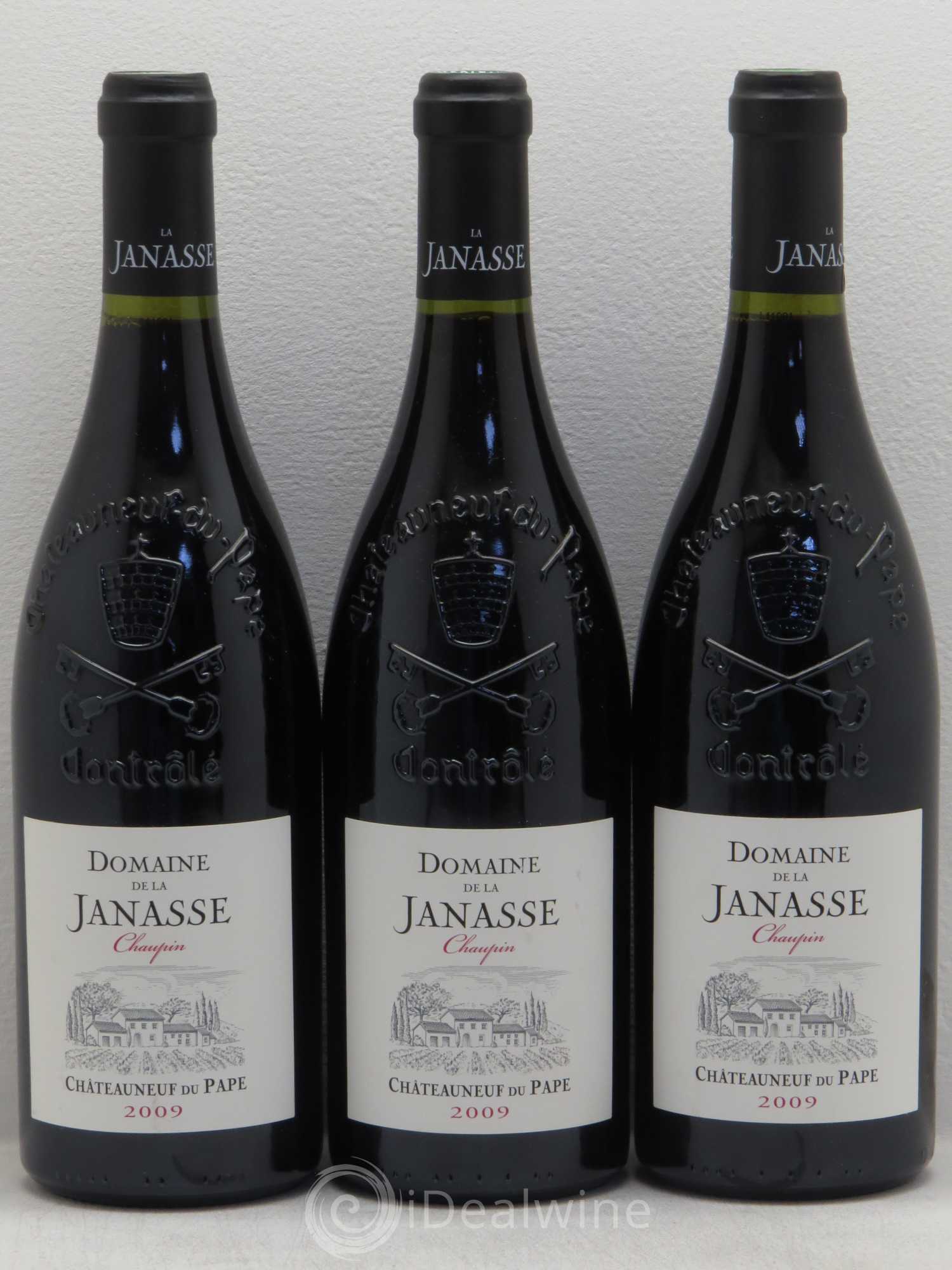 Châteauneuf-du-Pape Cuvée Chaupin La Janasse (Domaine de) 2009 - Lot de 3 bouteilles - 0