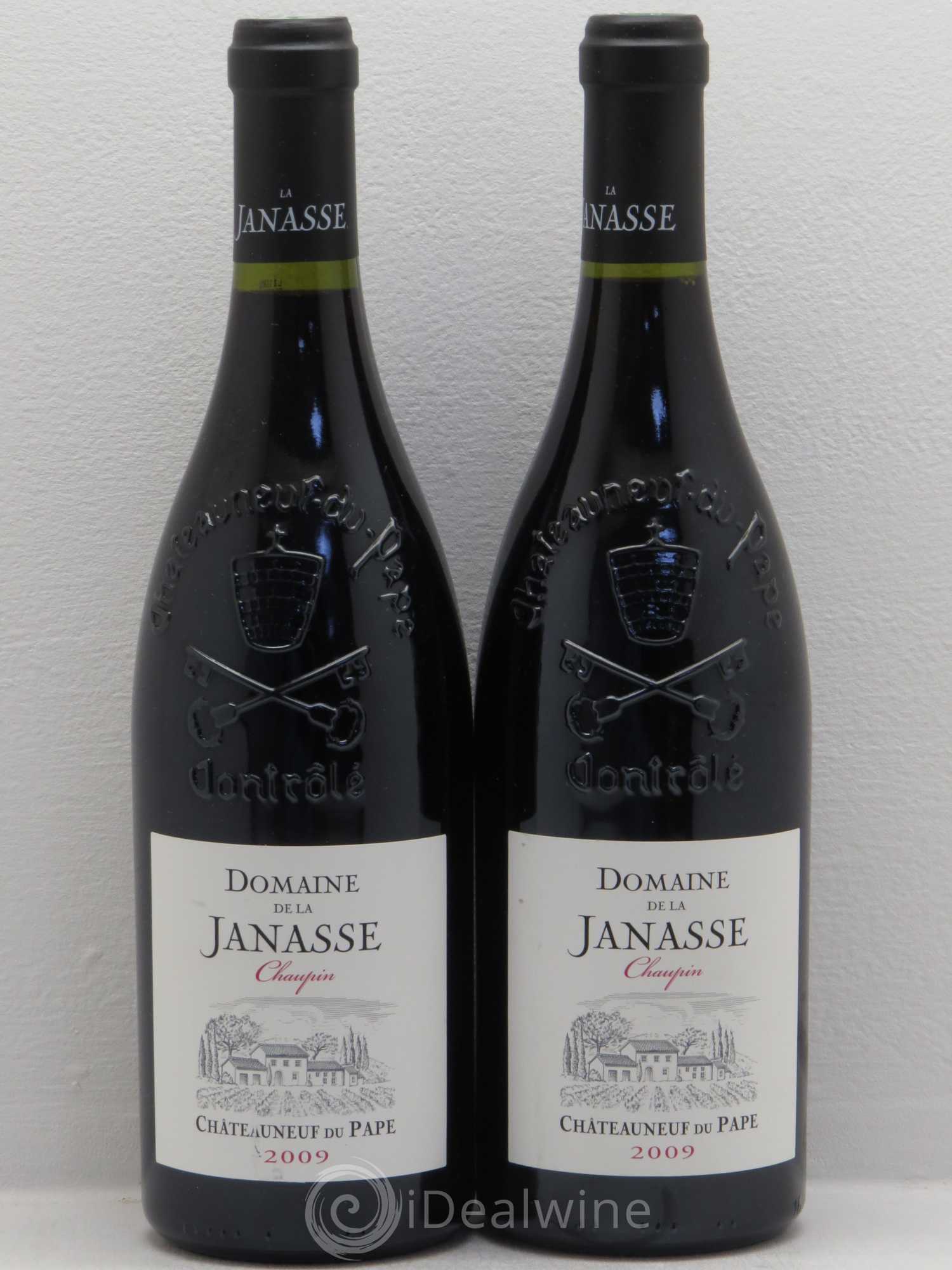 Châteauneuf-du-Pape Cuvée Chaupin La Janasse (Domaine de) 2009 - Lot de 2 bouteilles - 0