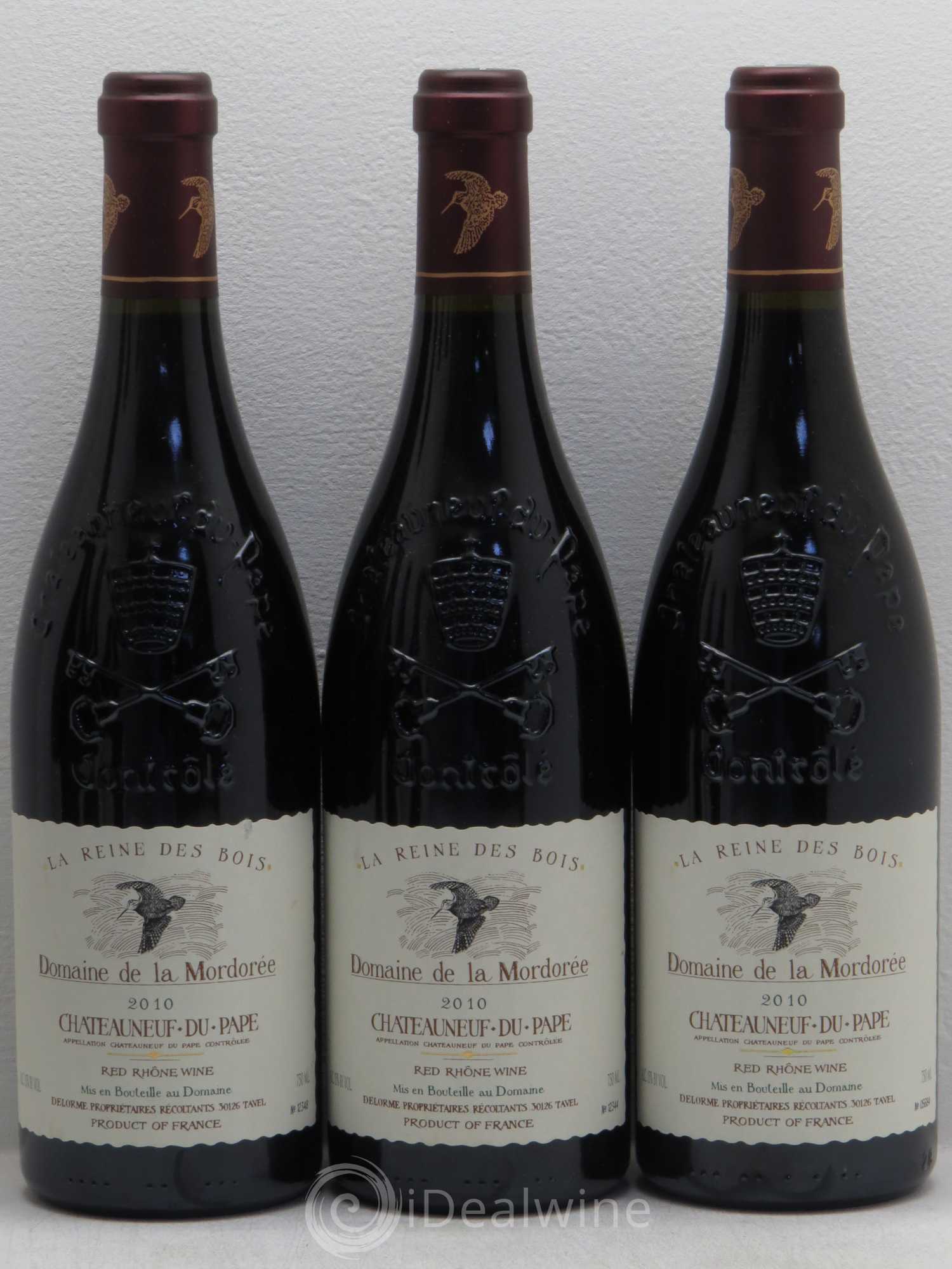 Châteauneuf-du-Pape  Cuvée de la Reine des Bois La Mordorée (Domaine de) 2010 - Lot de 6 bouteilles - 1