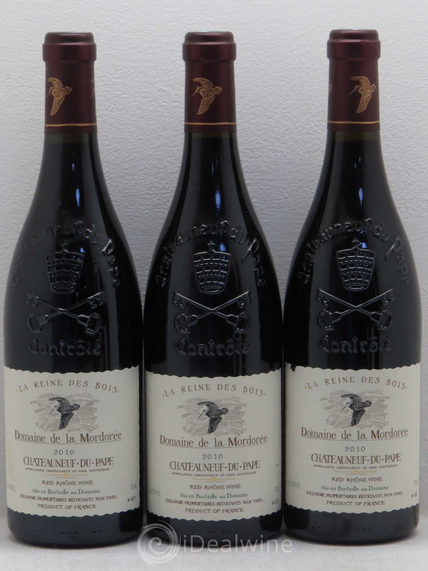 Châteauneuf-du-Pape  Cuvée de la Reine des Bois La Mordorée (Domaine de) 2010 - Lot de 6 bouteilles - 2