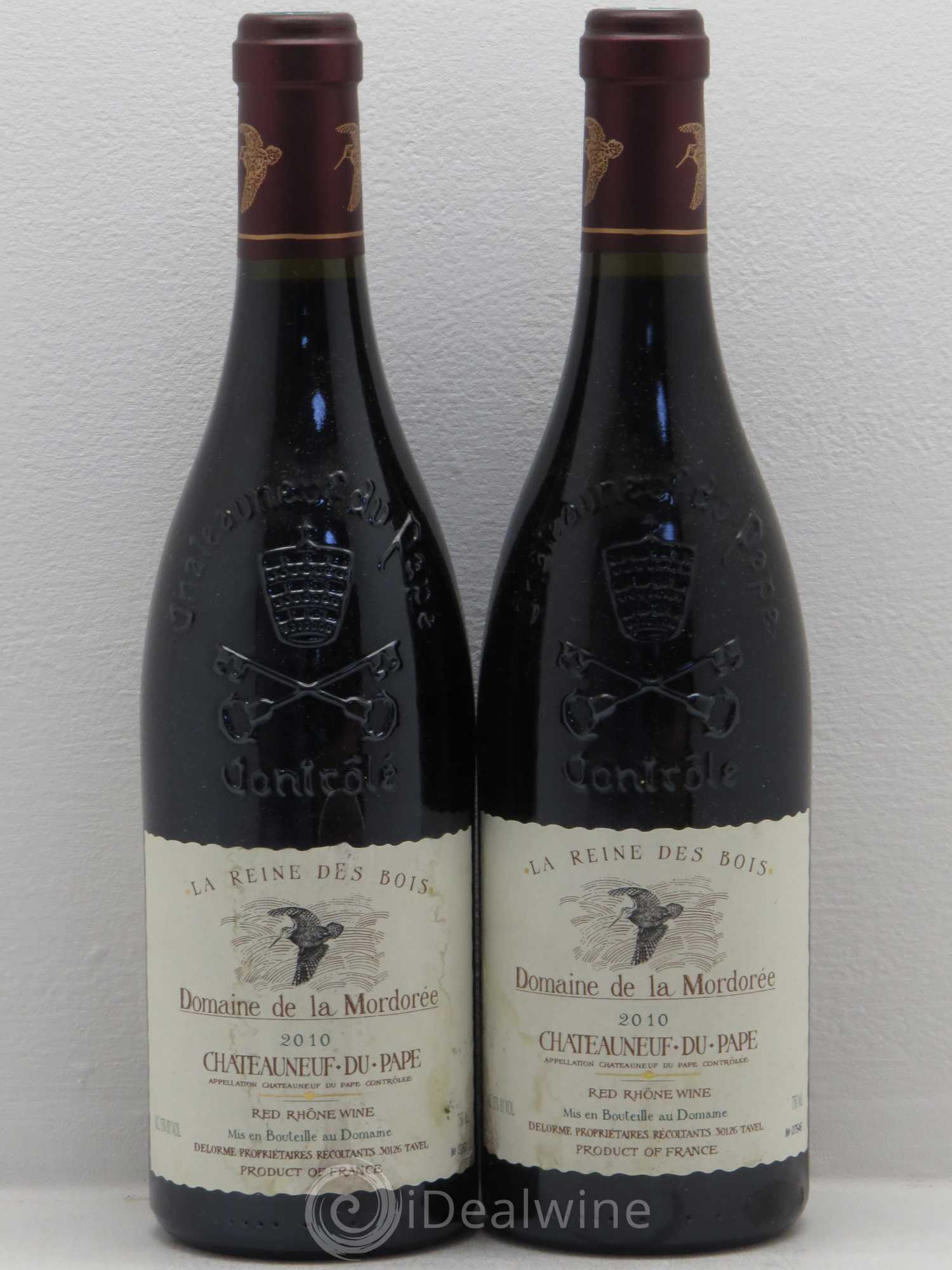Châteauneuf-du-Pape Cuvée de la Reine des Bois La Mordorée (Domaine de) 2010 - Lot de 2 bouteilles - 0
