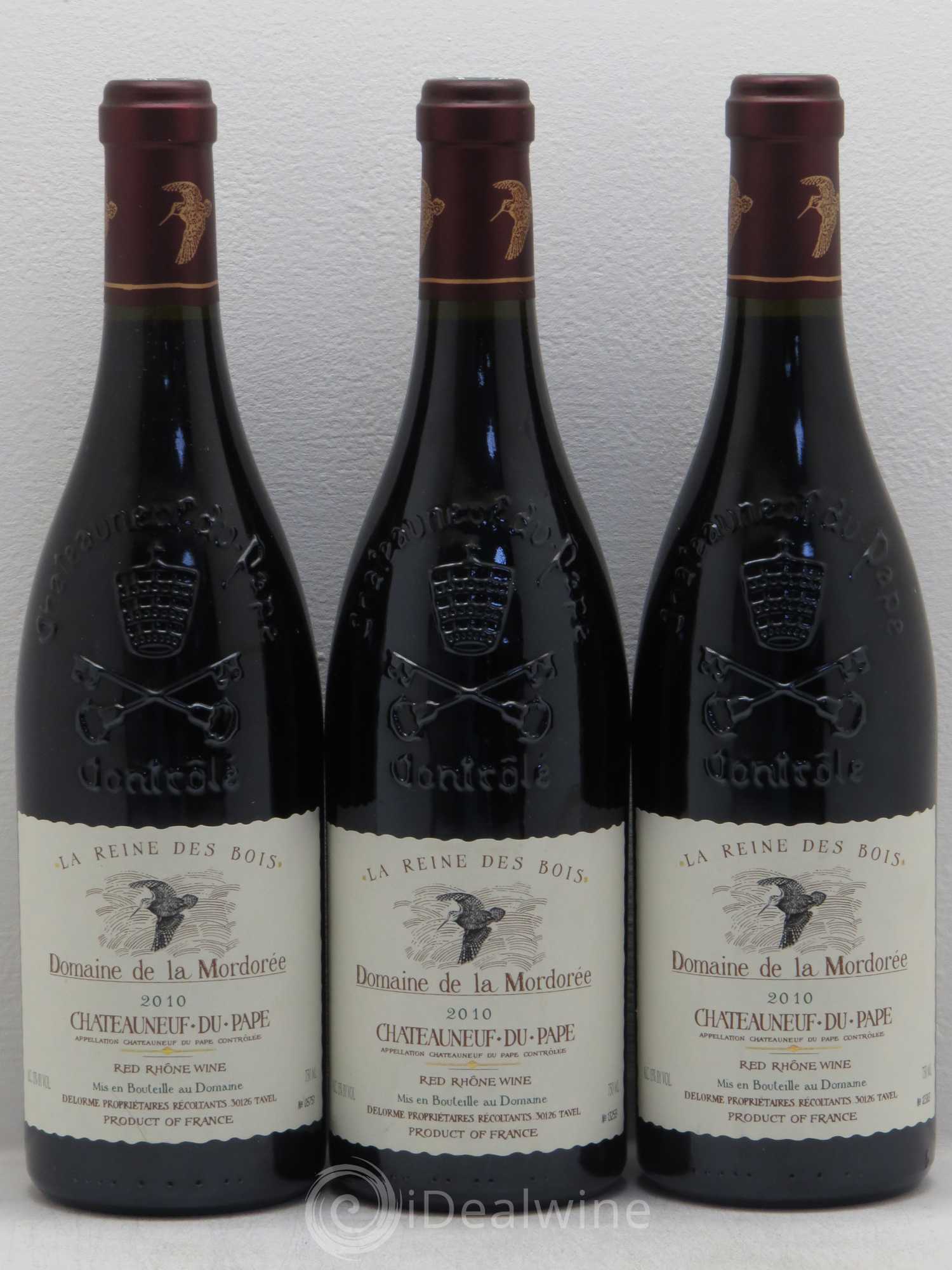 Châteauneuf-du-Pape  Cuvée de la Reine des Bois La Mordorée (Domaine de) 2010 - Lot de 6 bouteilles - 1