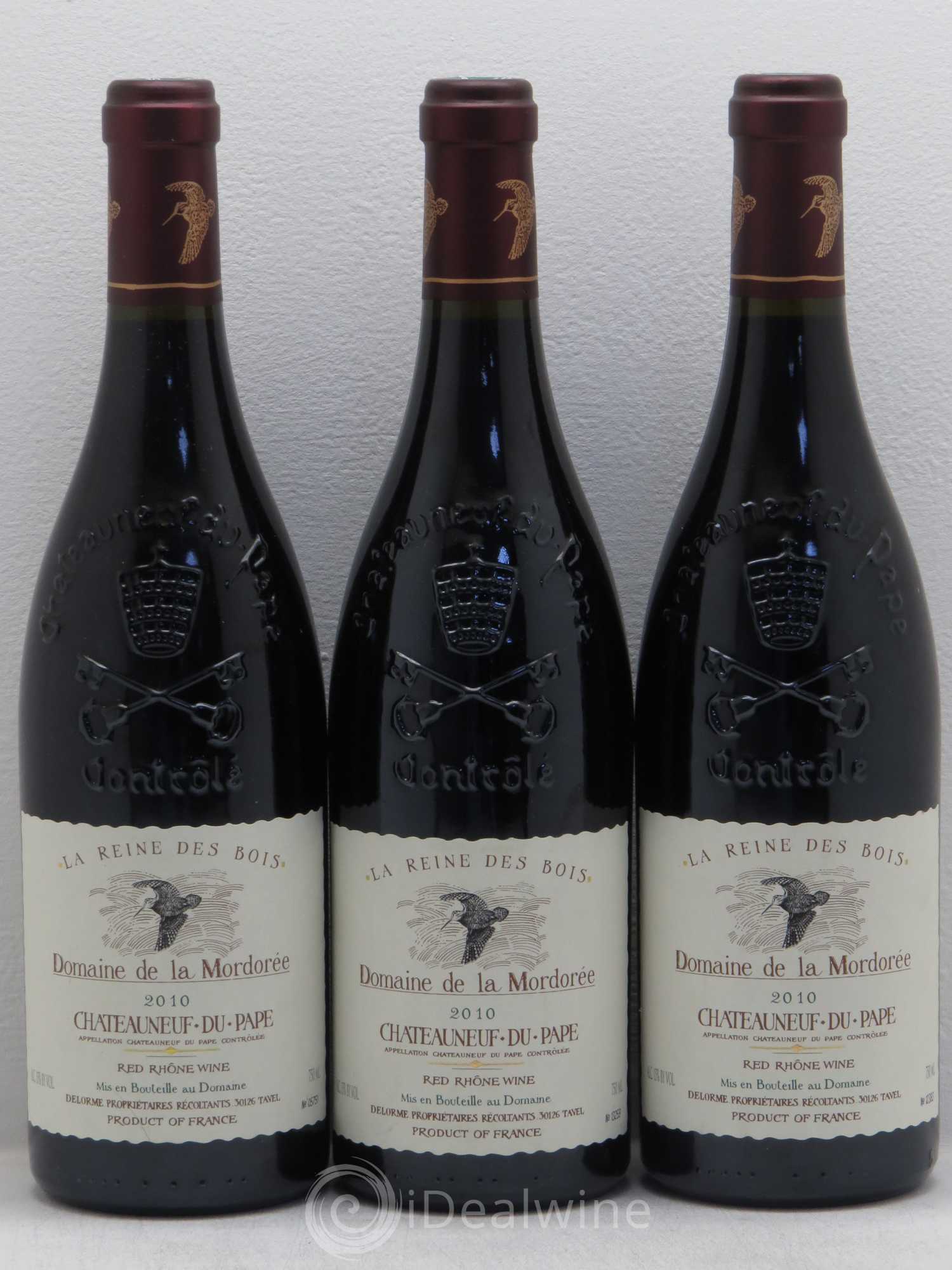 Châteauneuf-du-Pape  Cuvée de la Reine des Bois La Mordorée (Domaine de) 2010 - Lot de 6 bouteilles - 2
