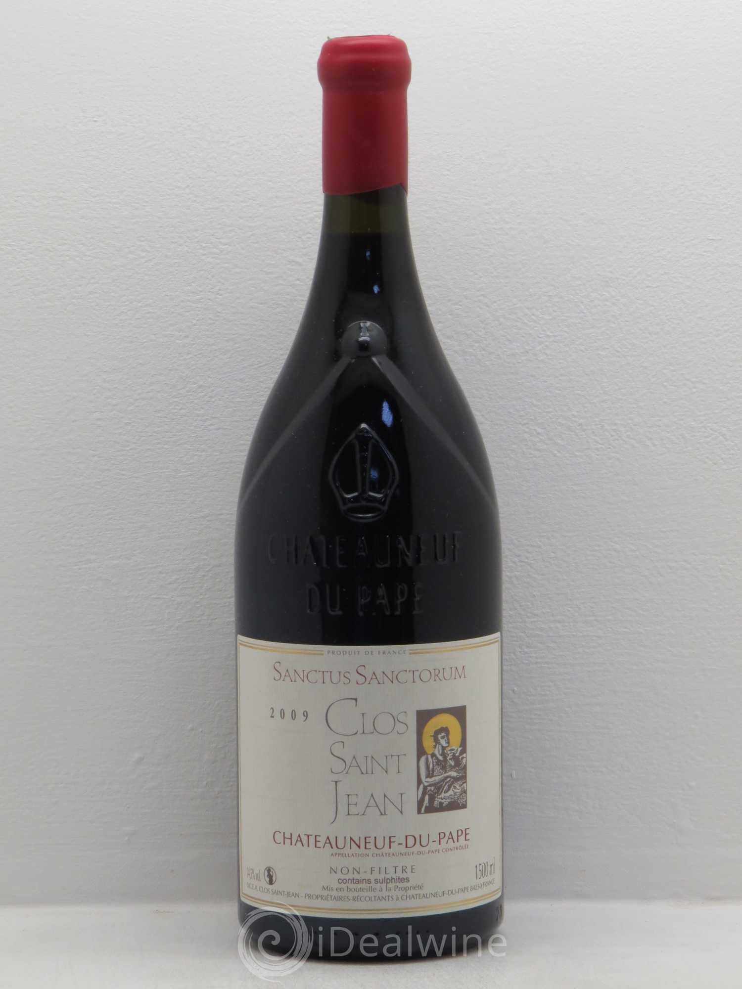 Châteauneuf-du-Pape Clos Saint-Jean Sanctus Sanctorum Pascal et Vincent Maurel 2009 - Lot de 1 magnum - 0