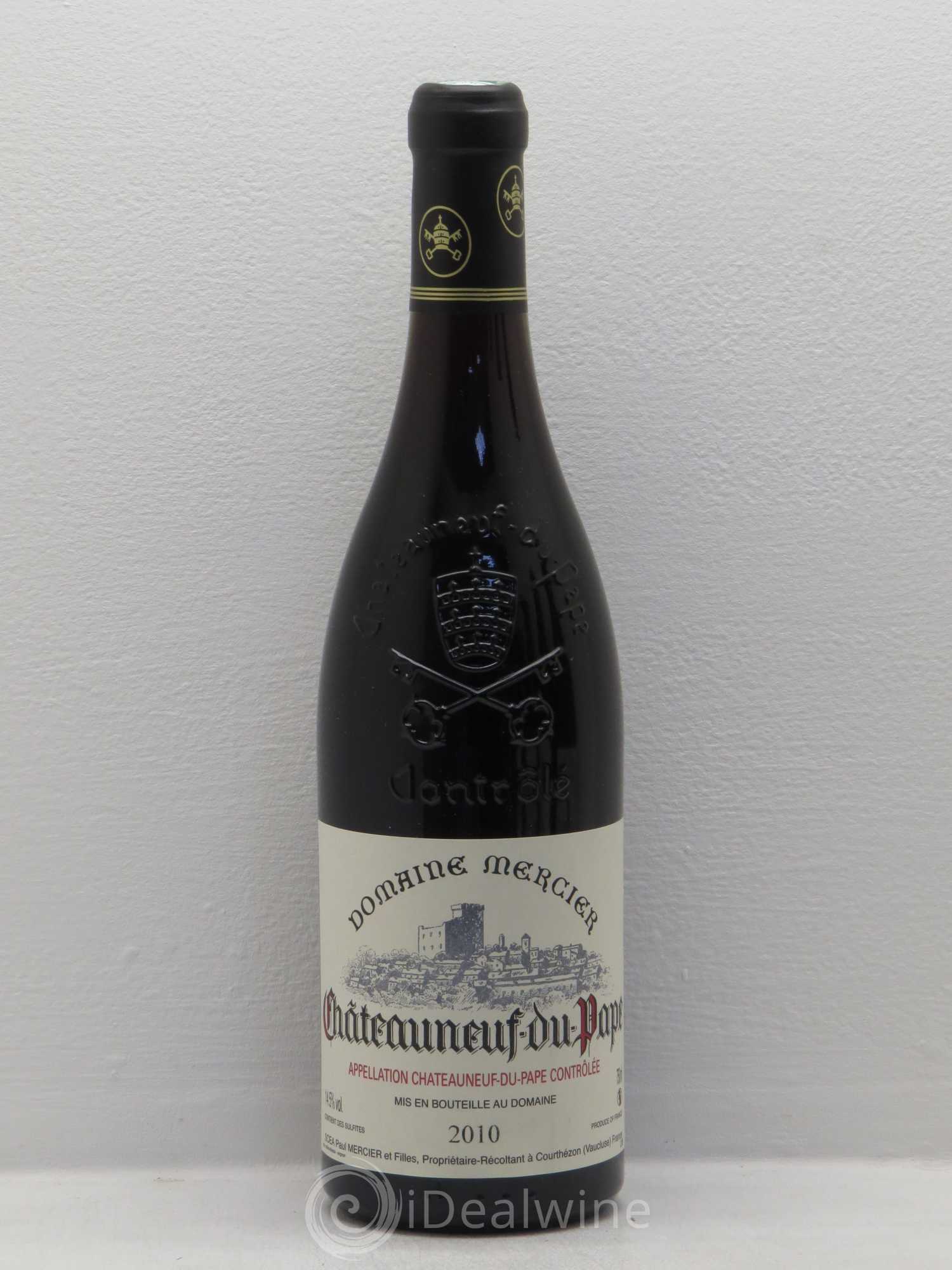 Châteauneuf-du-Pape Mercier 2010 - Lot de 6 bouteilles - 0