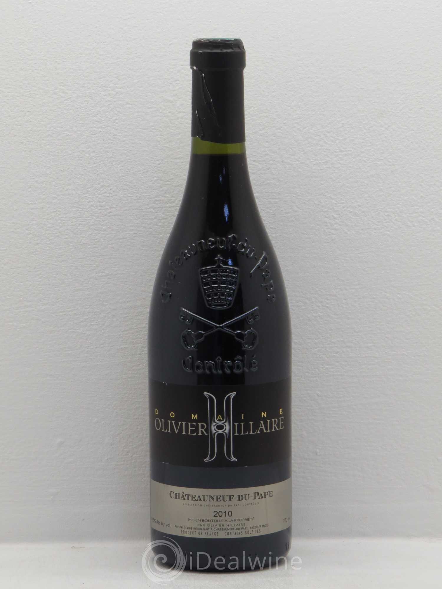 Châteauneuf-du-Pape Olivier Hillaire 2010 - Posten von 1 Flasche - 0