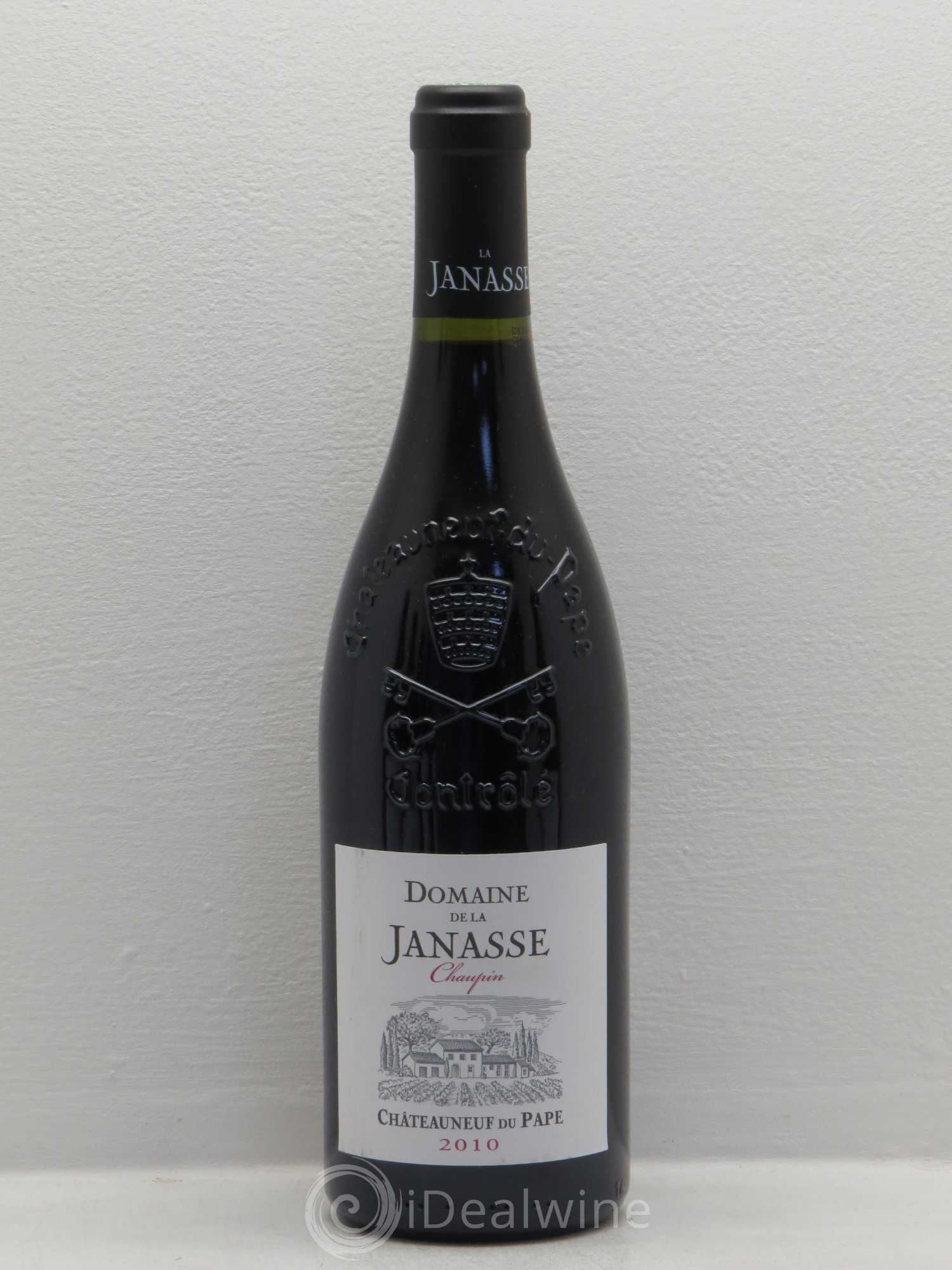 Châteauneuf-du-Pape Cuvée Chaupin La Janasse (Domaine de) 2010 - Lot de 6 bouteilles - 0