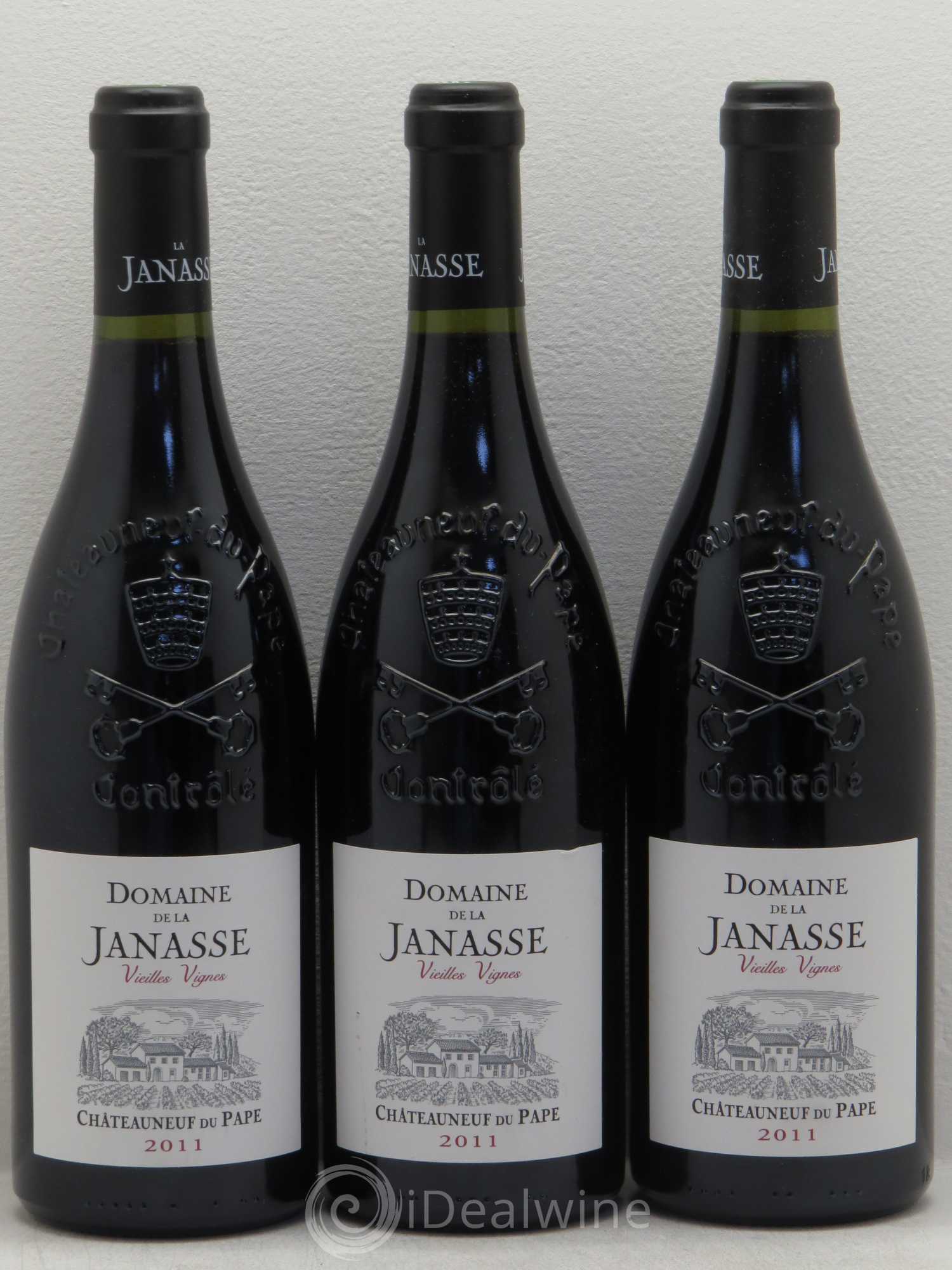 Châteauneuf-du-Pape Cuvée Vieilles Vignes La Janasse (Domaine de) 2011 - Lot de 3 bouteilles - 0