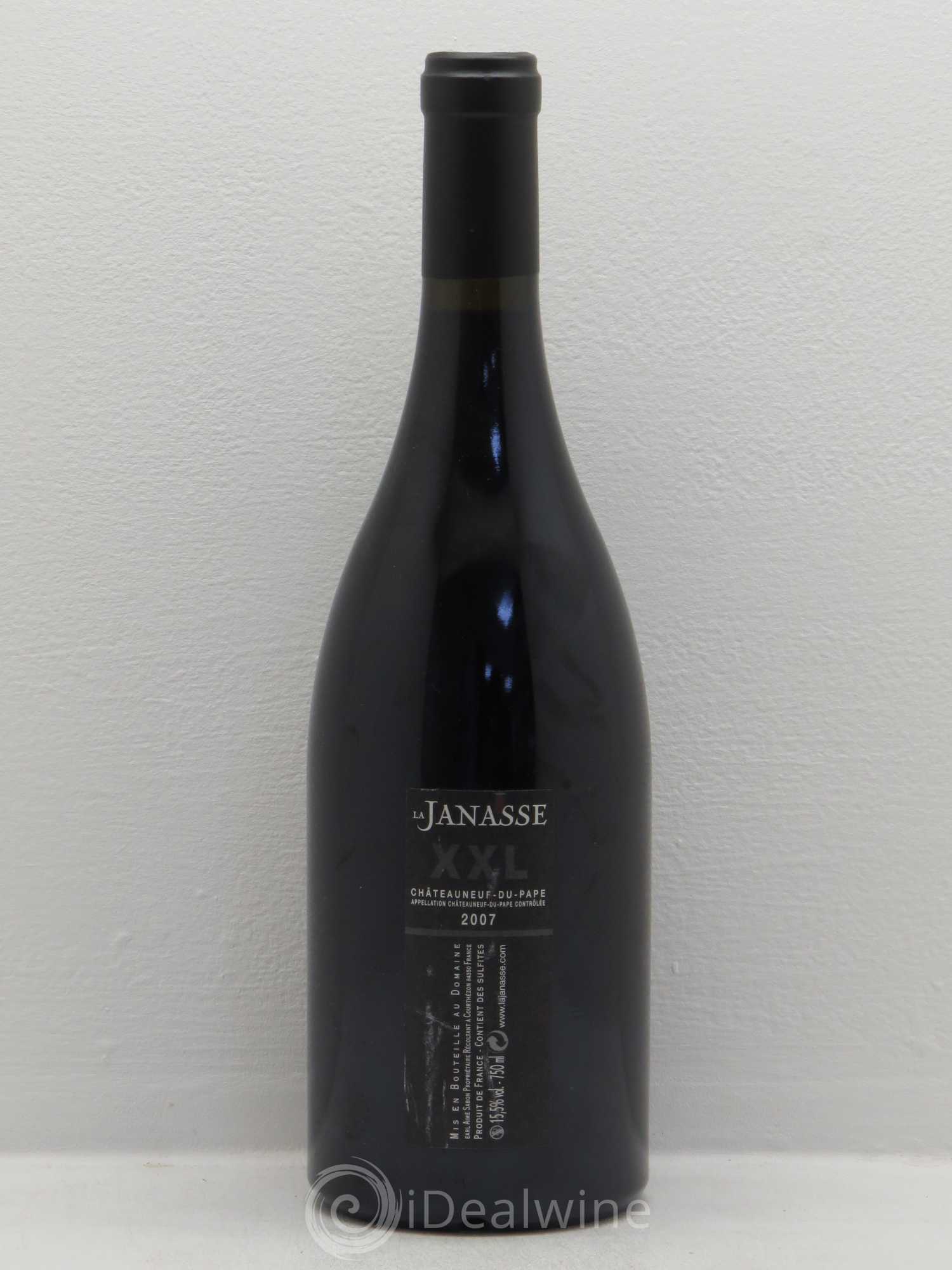 Châteauneuf-du-Pape Cuvée XXL La Janasse (Domaine de) 2007 - Lot de 1 bouteille - 1