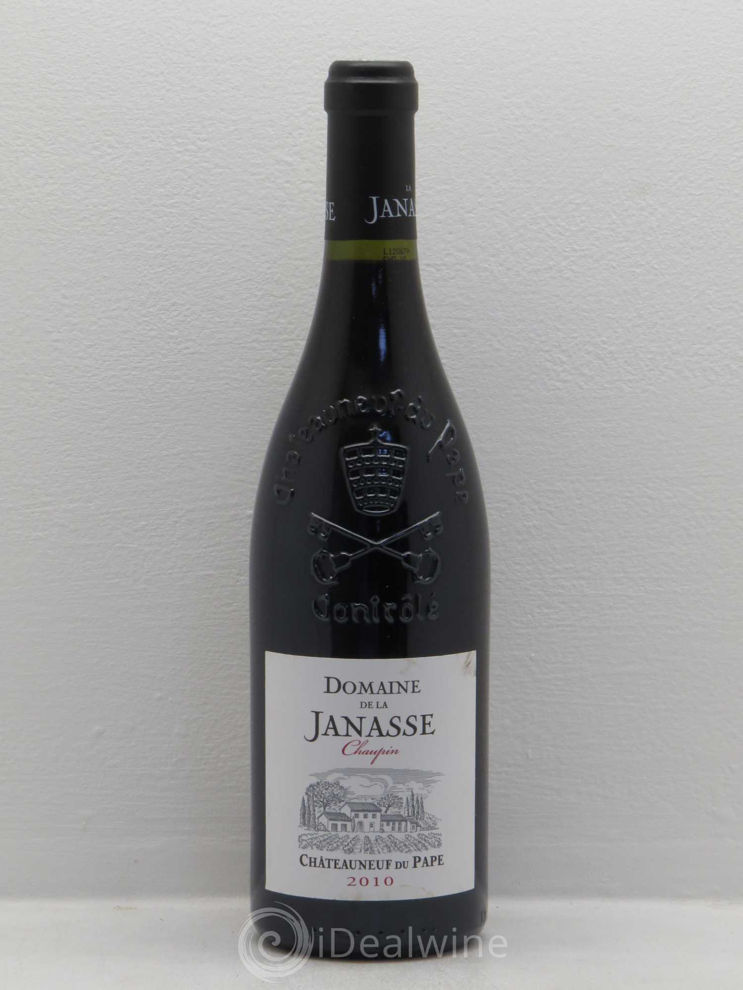 Châteauneuf-du-Pape Cuvée Chaupin La Janasse (Domaine de) 2010 - Lot de 12 bouteilles - 0