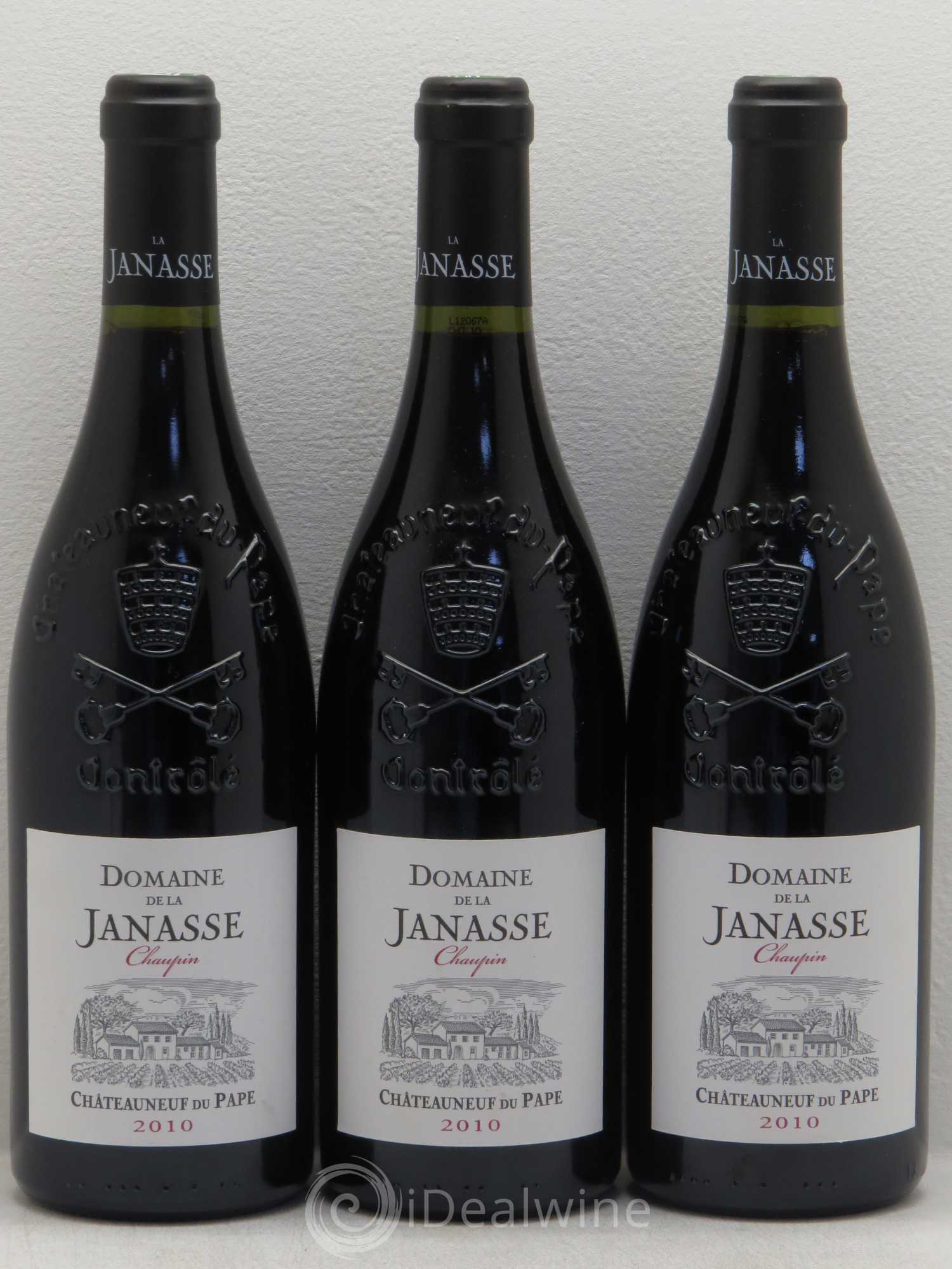 Châteauneuf-du-Pape Cuvée Chaupin La Janasse (Domaine de) 2010 - Lot de 3 bouteilles - 0