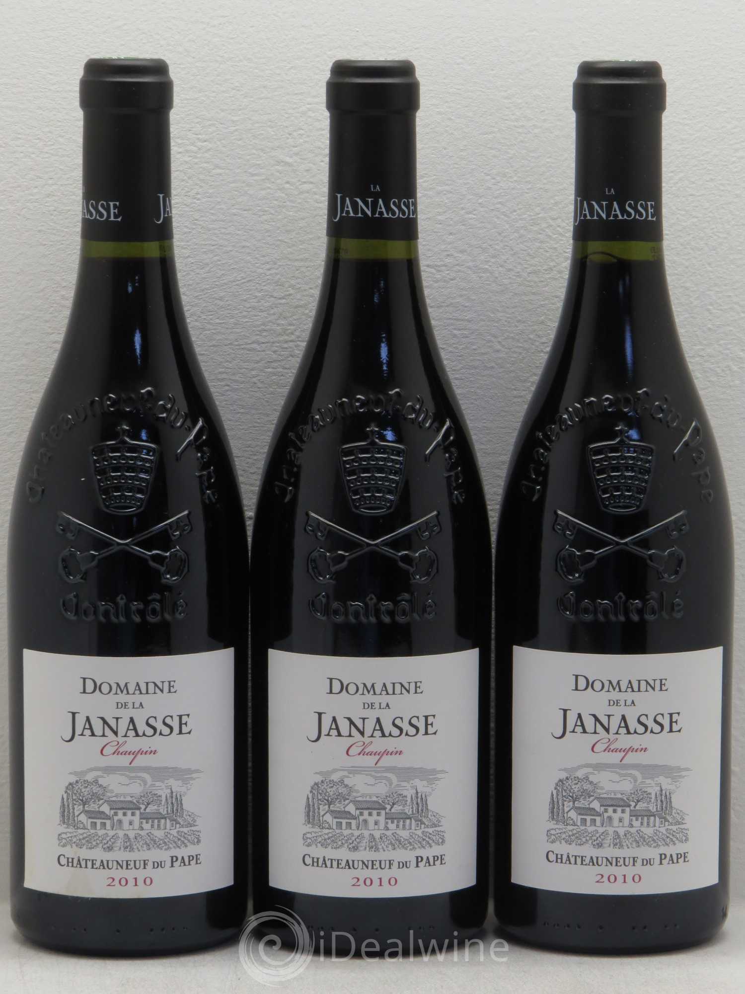 Châteauneuf-du-Pape Cuvée Chaupin La Janasse (Domaine de) 2010 - Lot de 3 bouteilles - 0