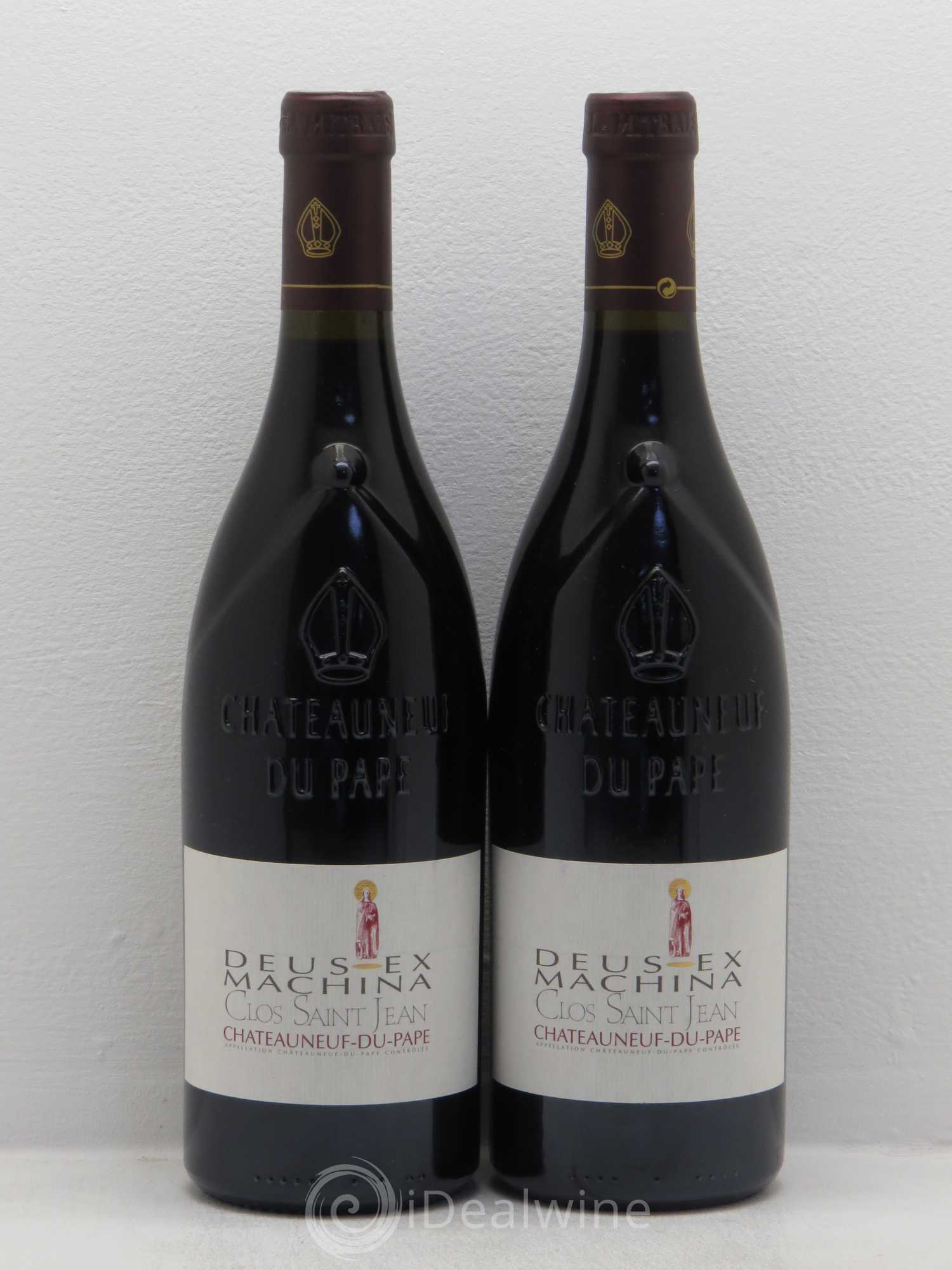 Châteauneuf-du-Pape Clos Saint-Jean Deus Ex Machina Pascal et Vincent Maurel 2011 - Lot de 2 bouteilles - 0