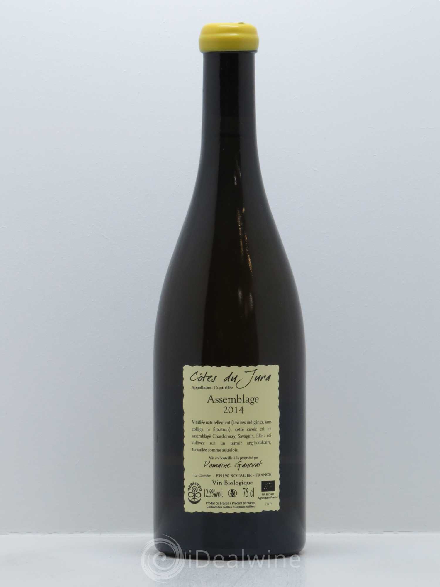 Côtes du Jura Cuvée Orégane Jean-François Ganevat (Domaine) 2014 - Lot de 1 bouteille - 1