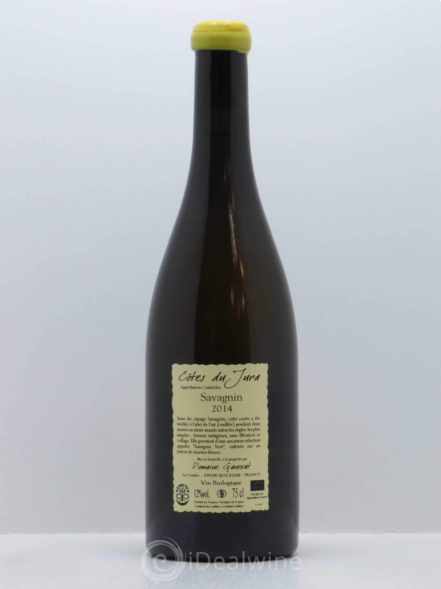 Côtes du Jura Les Chalasses Marnes Bleues Jean-François Ganevat (Domaine) 2014 - Lot de 1 bouteille - 1