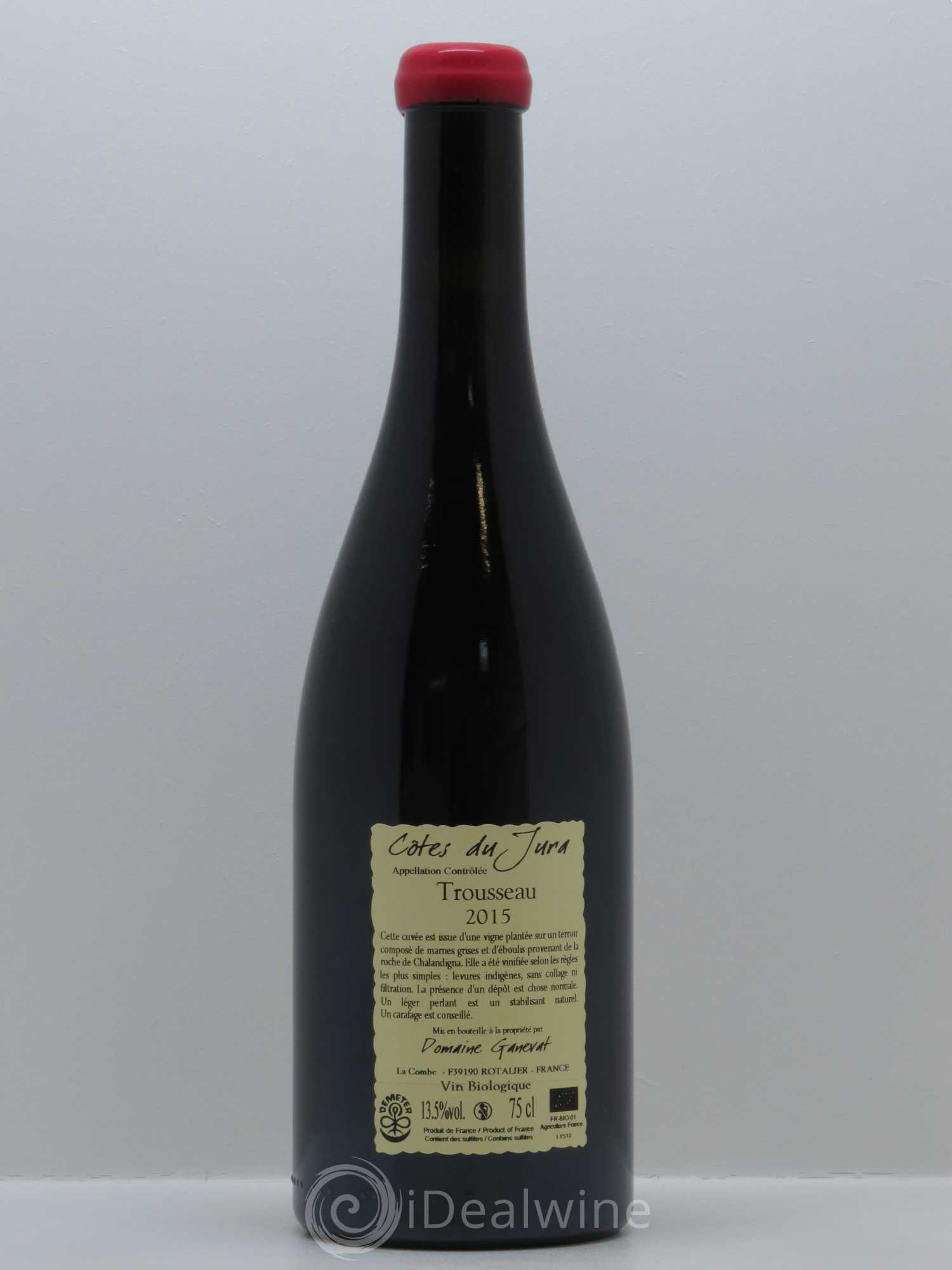 Côtes du Jura Plein Sud Jean-François Ganevat (Domaine) 2015 - Lot de 1 bouteille - 1