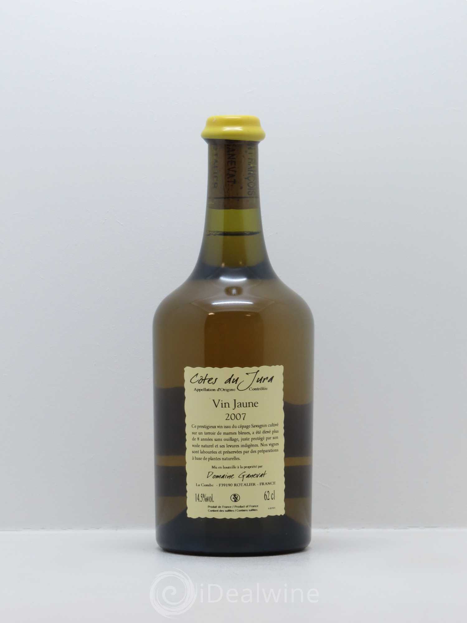 Côtes du Jura Vin Jaune Jean-François Ganevat (Domaine) (62cl) 2007 - Lot de 1 bouteille - 1