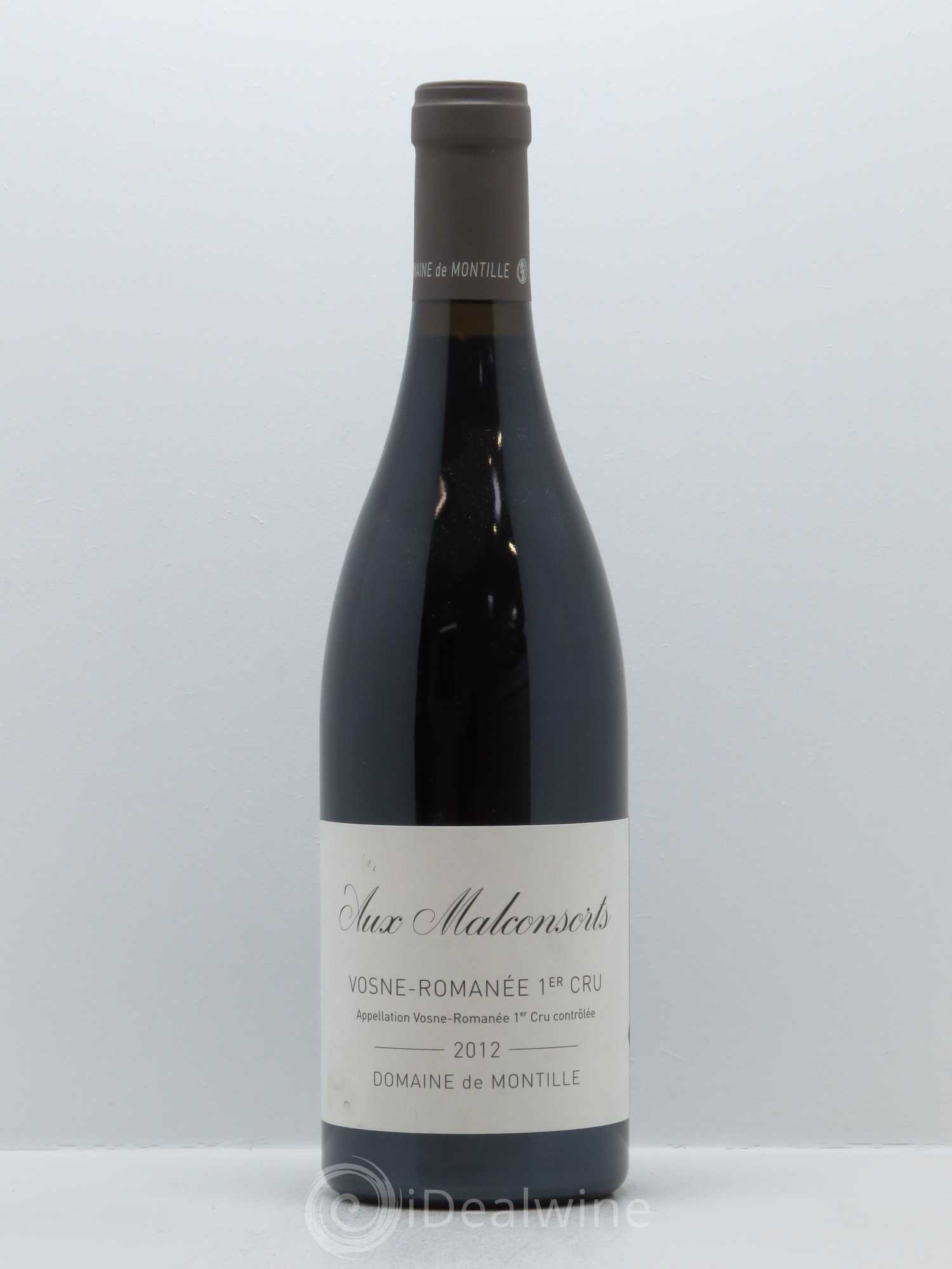 Vosne-Romanée 1er Cru Les Malconsorts De Montille (Domaine) 2012 - Lot de 1 bouteille - 0