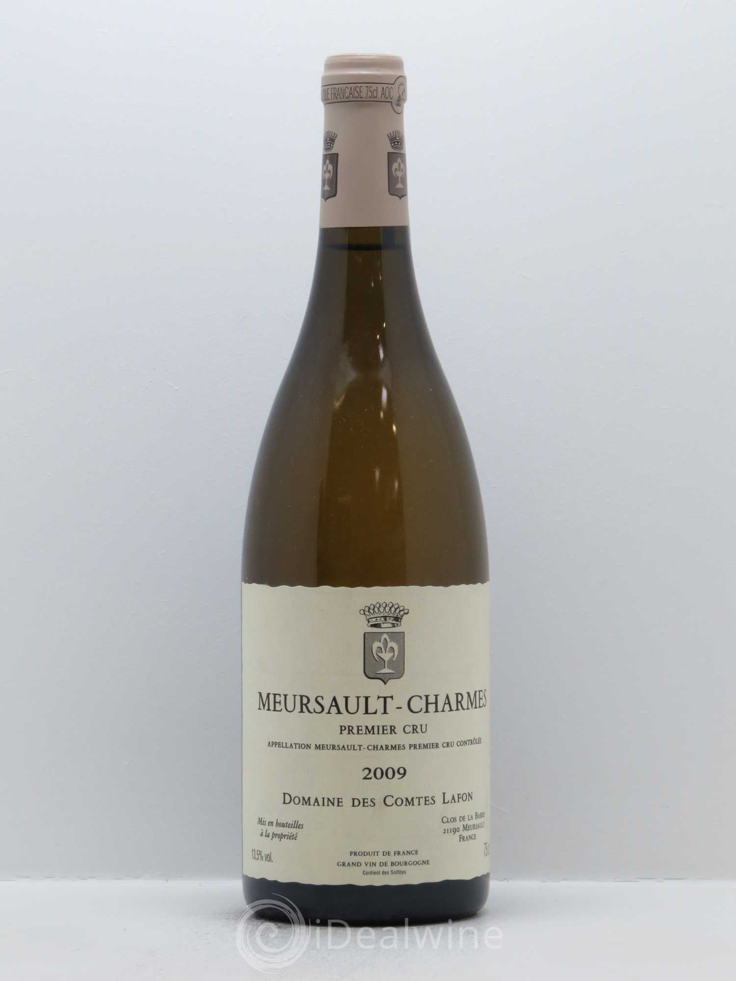 Meursault 1er Cru Charmes Comtes Lafon (Domaine des) 2009 - Lot de 1 bouteille - 0