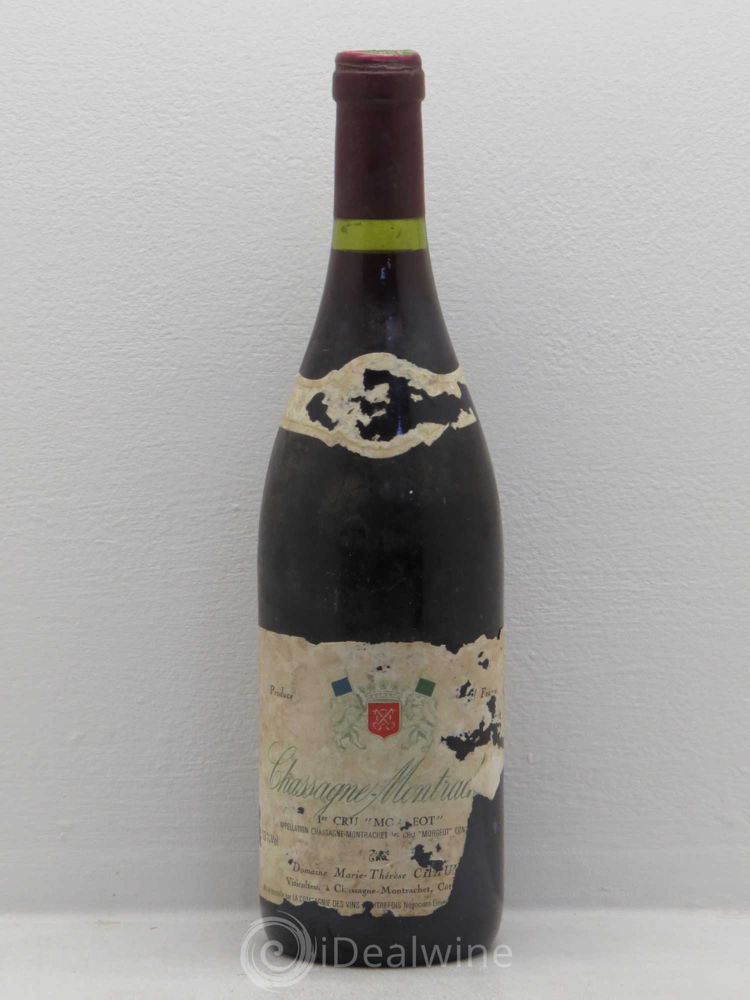 Chassagne-Montrachet 1er Cru Morgeot - Lot de 1 bouteille - 0