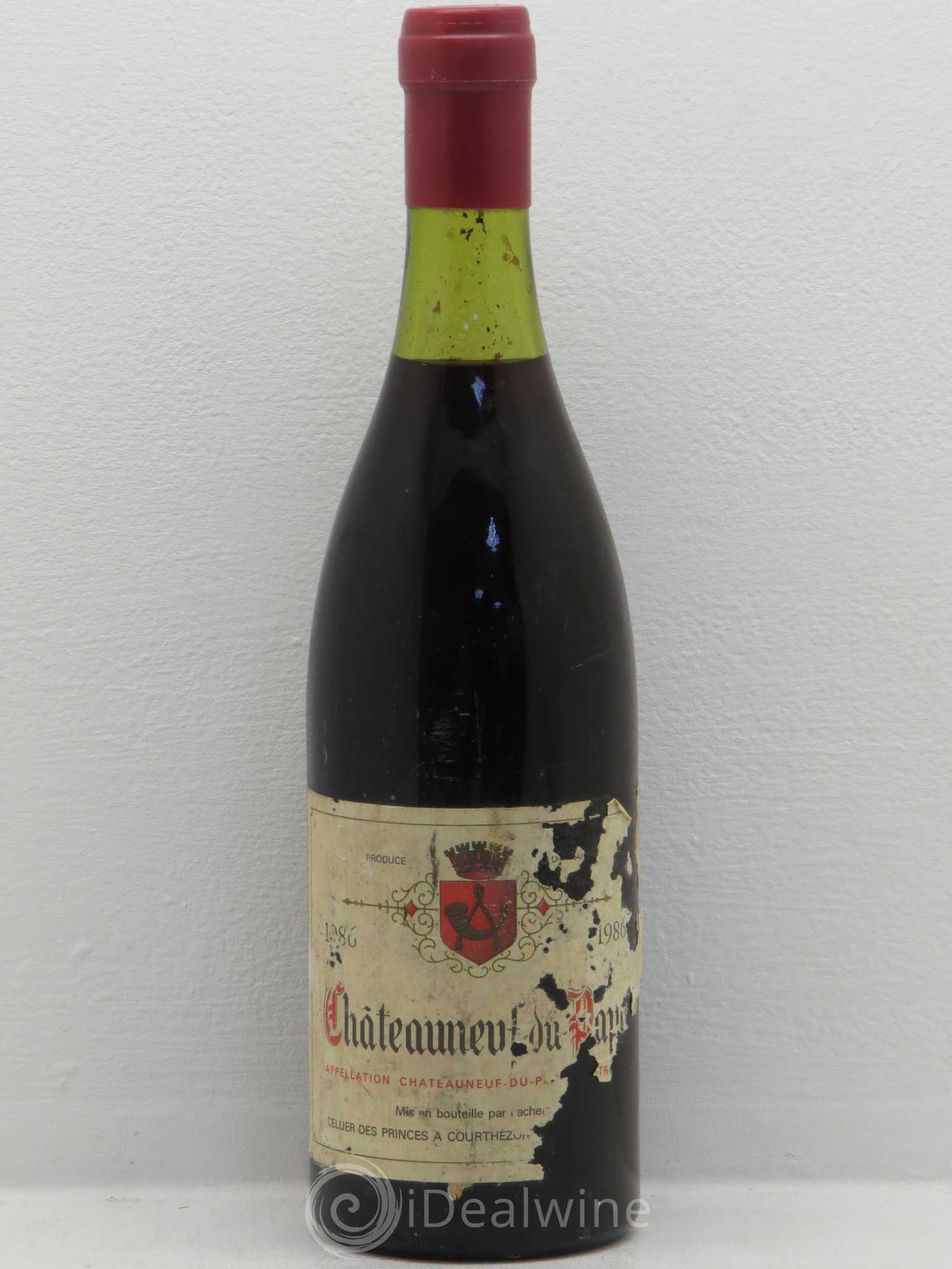 Châteauneuf-du-Pape Cellier Des Princes 1986 - Lot de 1 bouteille - 0