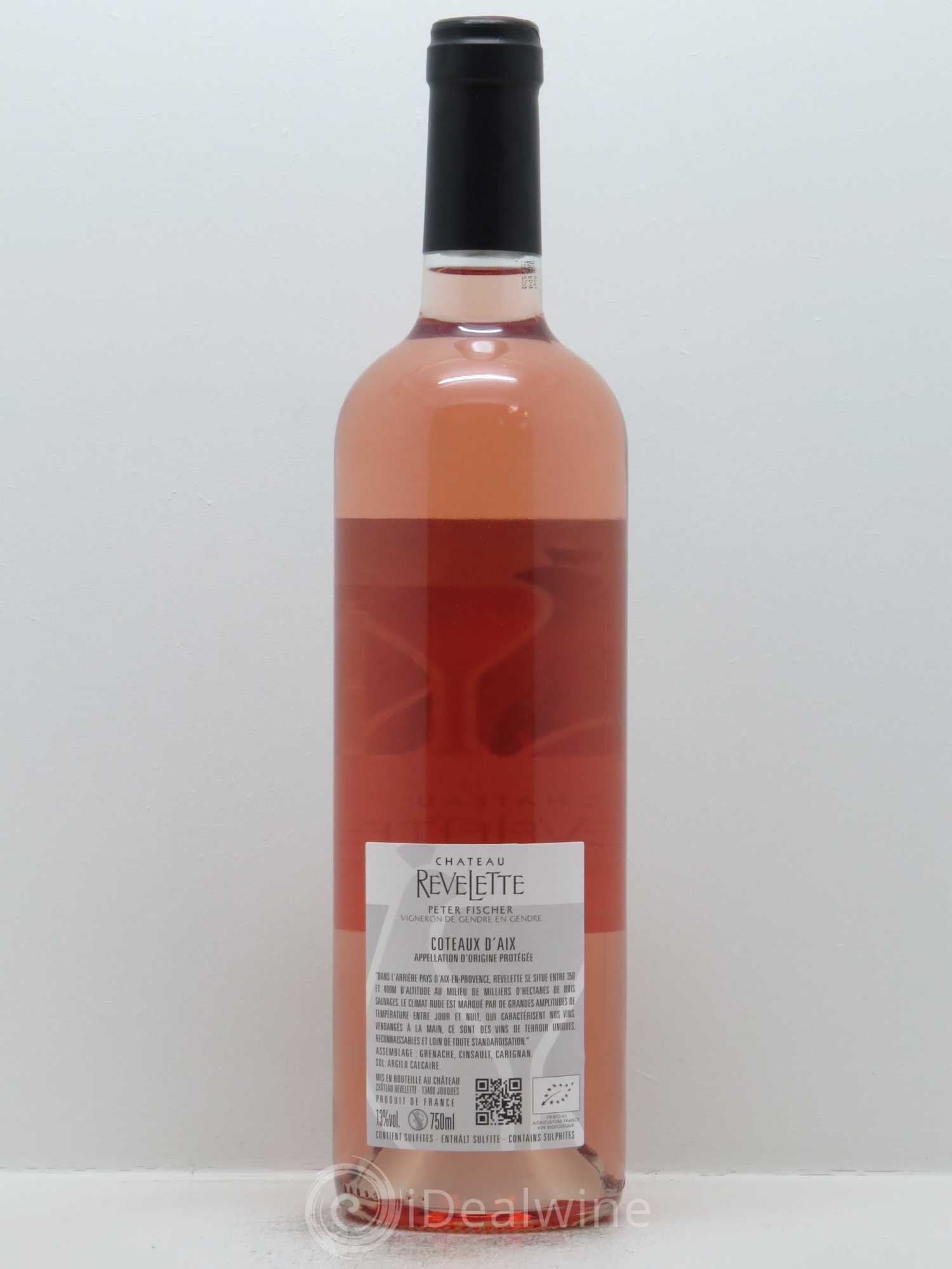 Coteaux d'Aix-en-Provence Château Revelette Sandra & Peter Fischer 2016 - Lot de 1 bouteille - 1