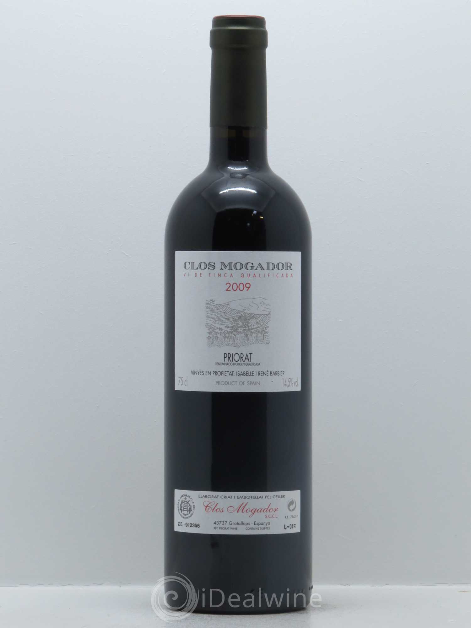 Priorat Clos Mogador DOCA René Barbier 2009 - Posten von 1 Flasche - 0