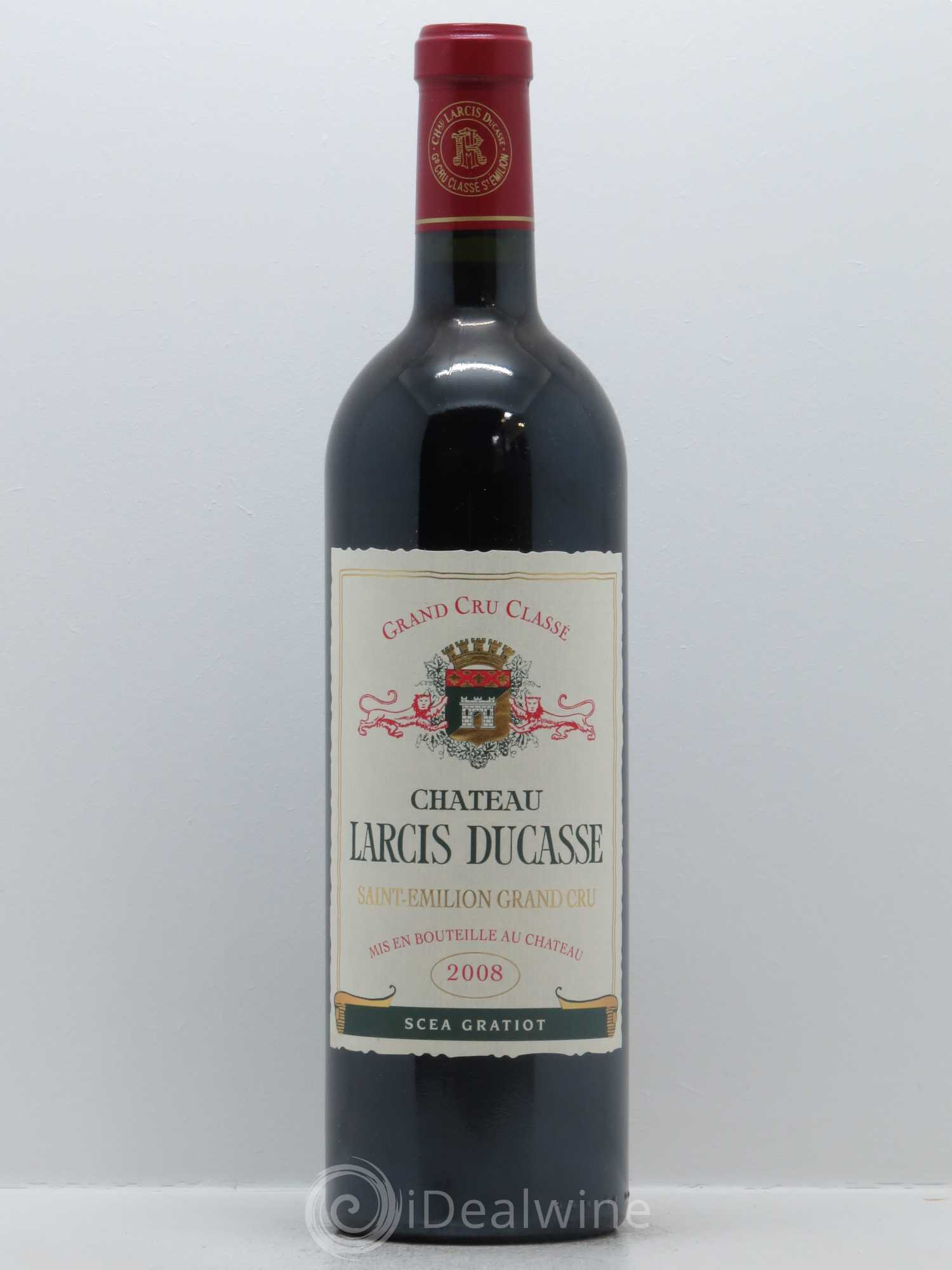Château Larcis Ducasse 1er Grand Cru Classé B 2008 - Lot de 1 bouteille - 0